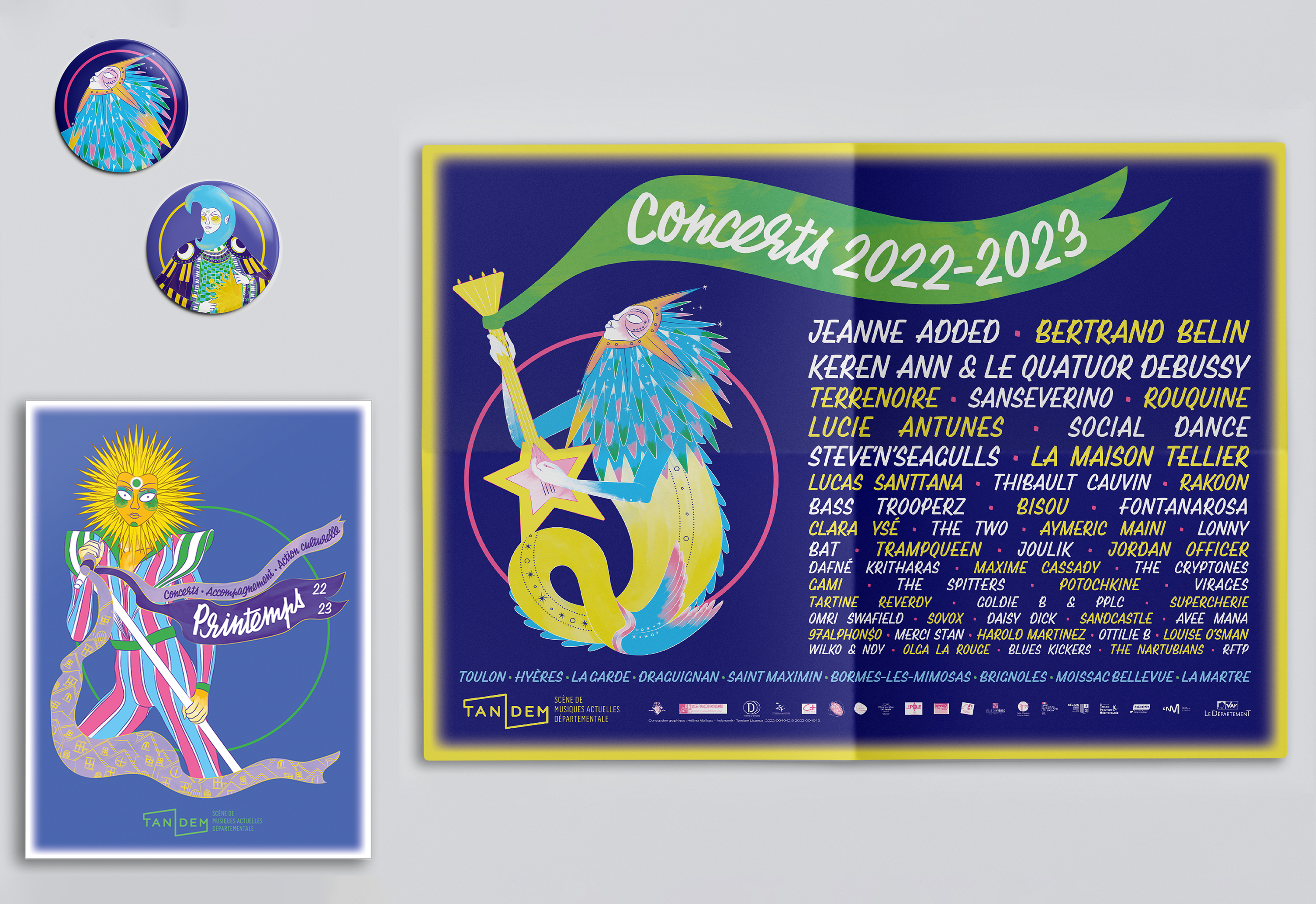 Création graphique Pochette CD et Vinyle Seagulls