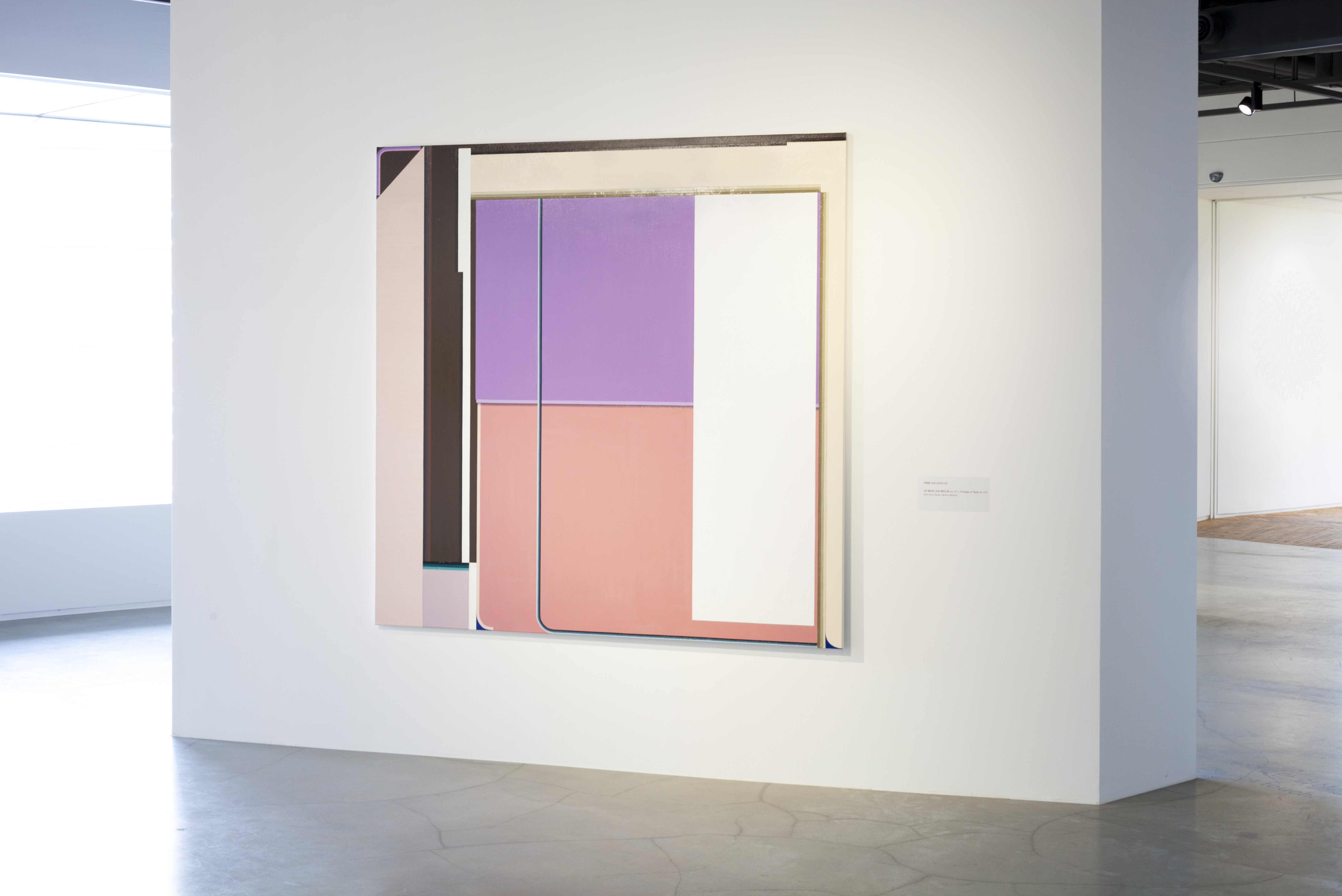 A Shape of Taste no.111, Oil on canvas, 182x182cm, 2018