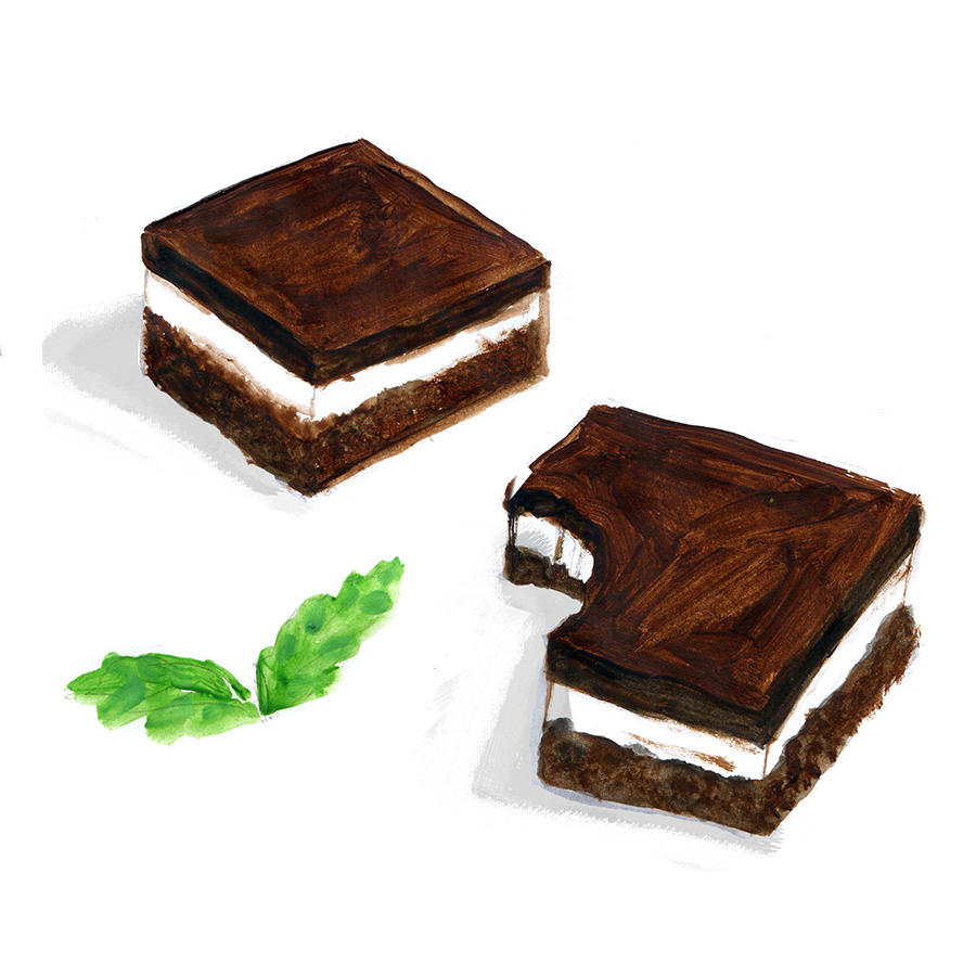 Chocolate Mint Brownie