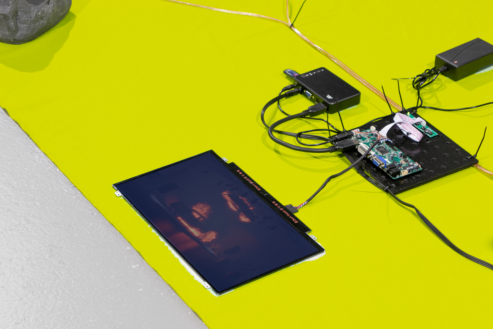 Dodge charger fire sim, 2020, digital animation and rendering, audio, 1 minute, 30 seconds