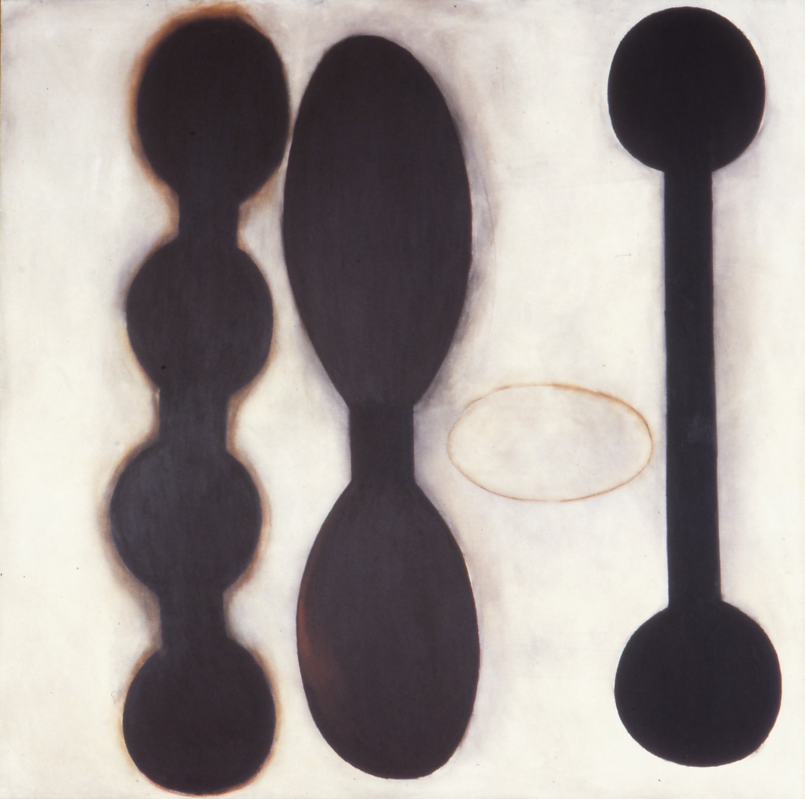 Untitled 1991, acrylic and oil on canvas, 195 x 210 cm