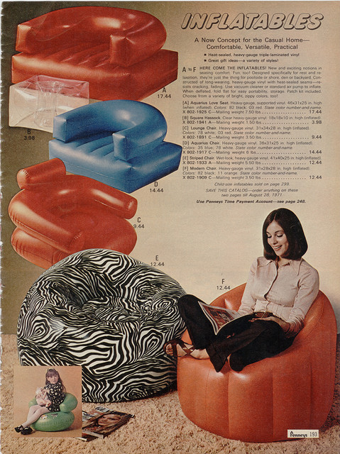 retro inflatable sofa