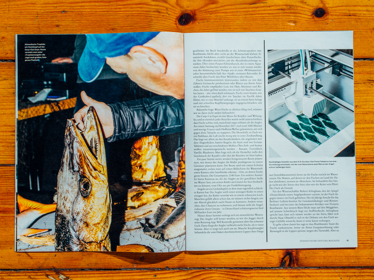 SZ Magazin Nr. 28 / Reportage &uuml;ber das moderne Angeln / Juli 2018