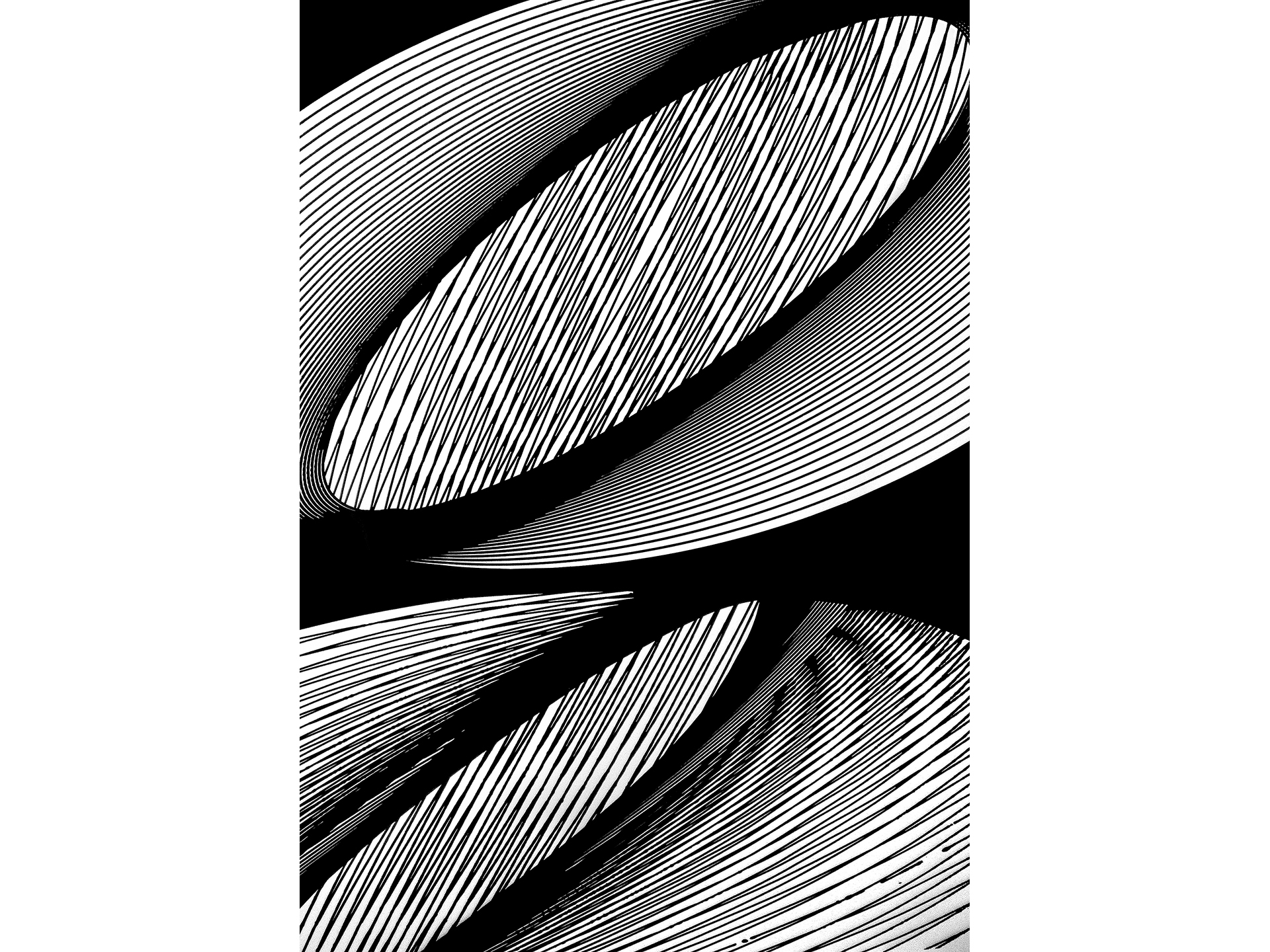 Ebene#07 | 70x100 cm | ink-synthetic paper | 2009