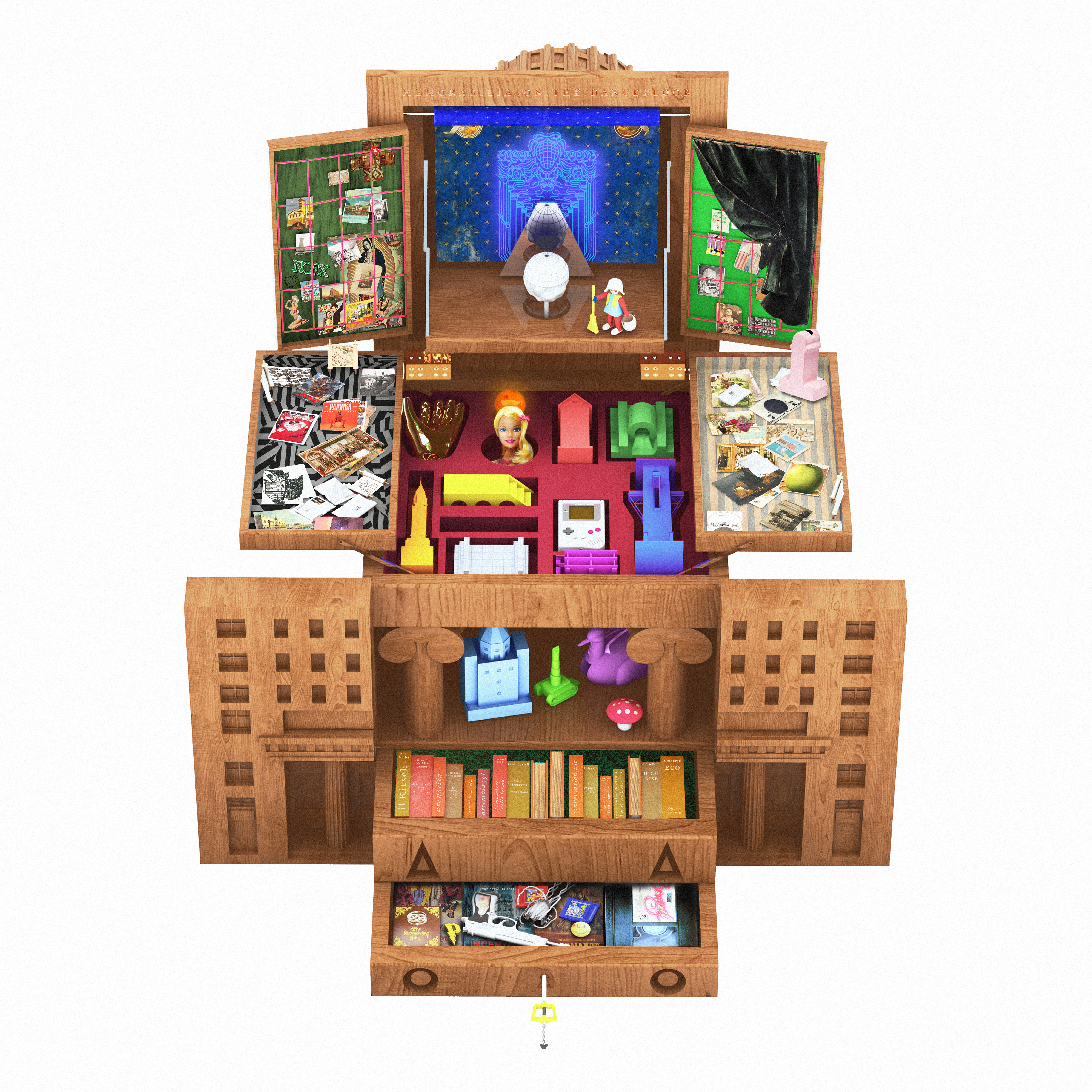 © false mirror office | Memorabilia in a jewel case