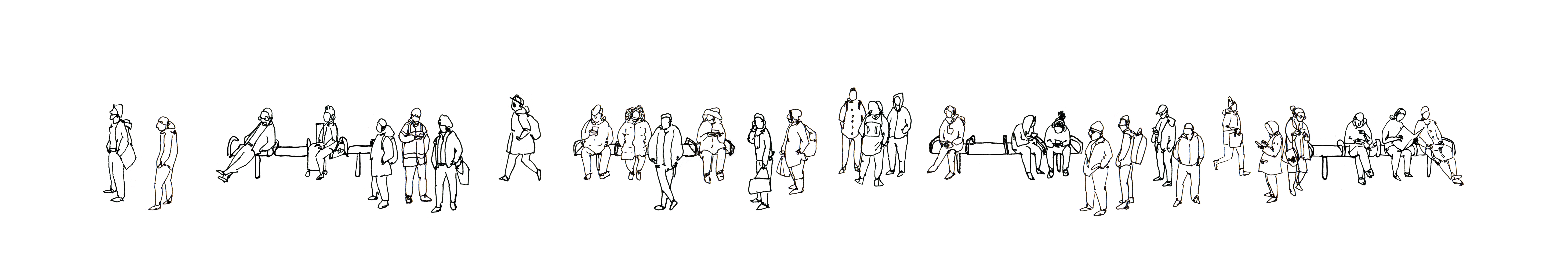 2pm Seven Sisters Overground / 2018 / 755 x 137 mm