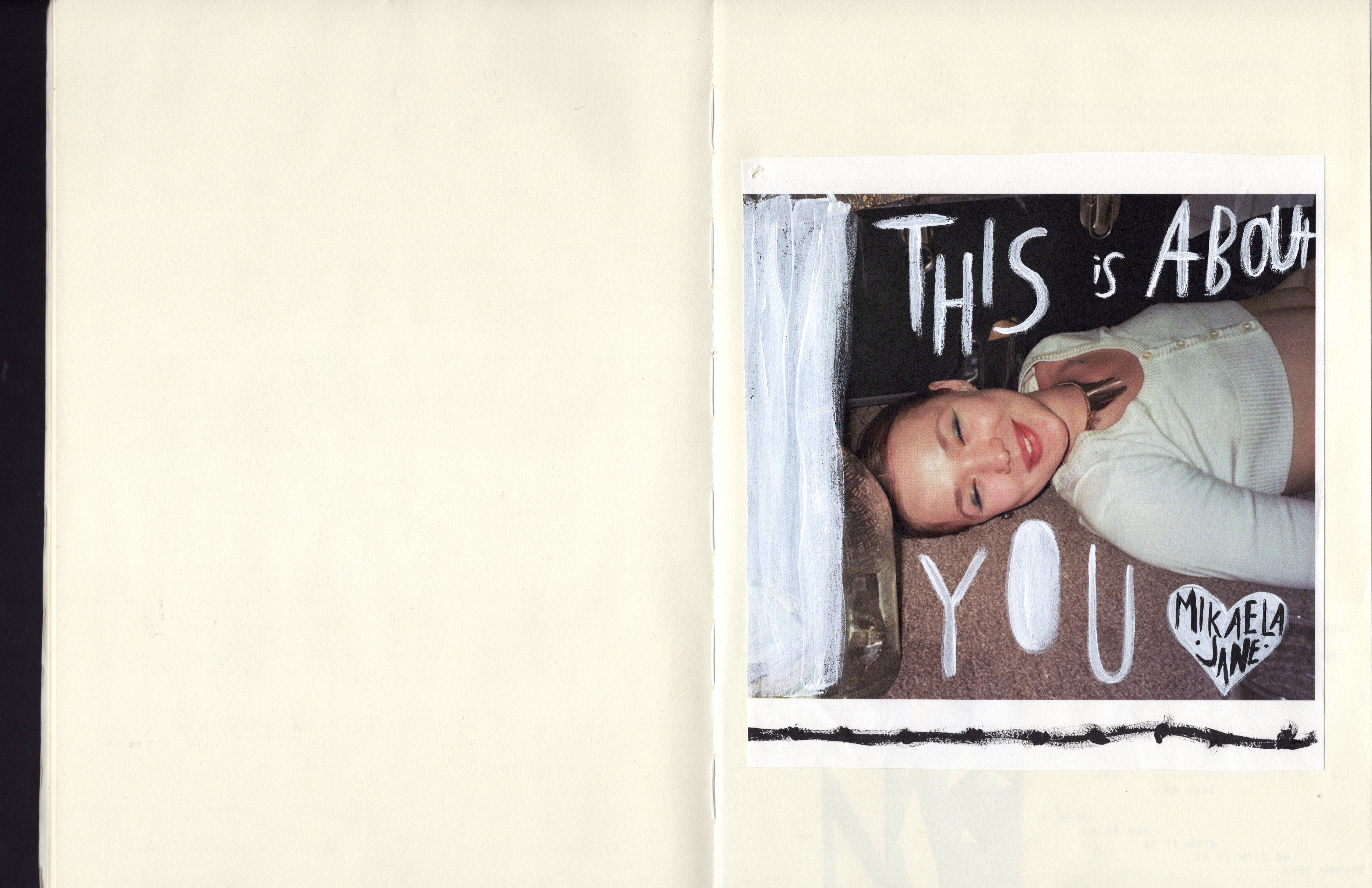 this is about you lyric book