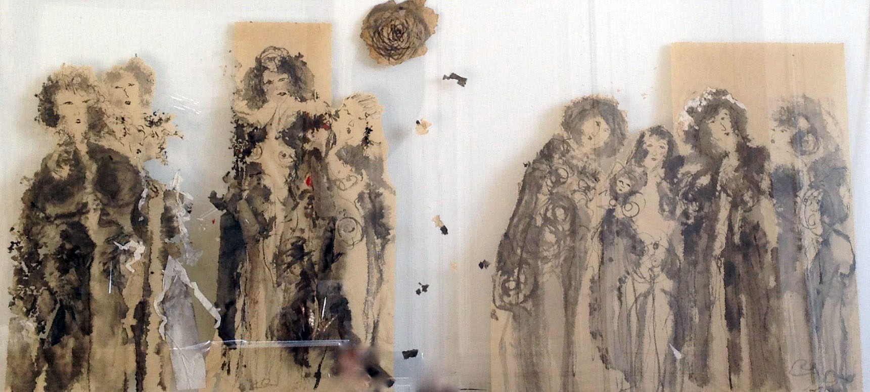 UN AIR DE FAMILLE, 50X100cm.