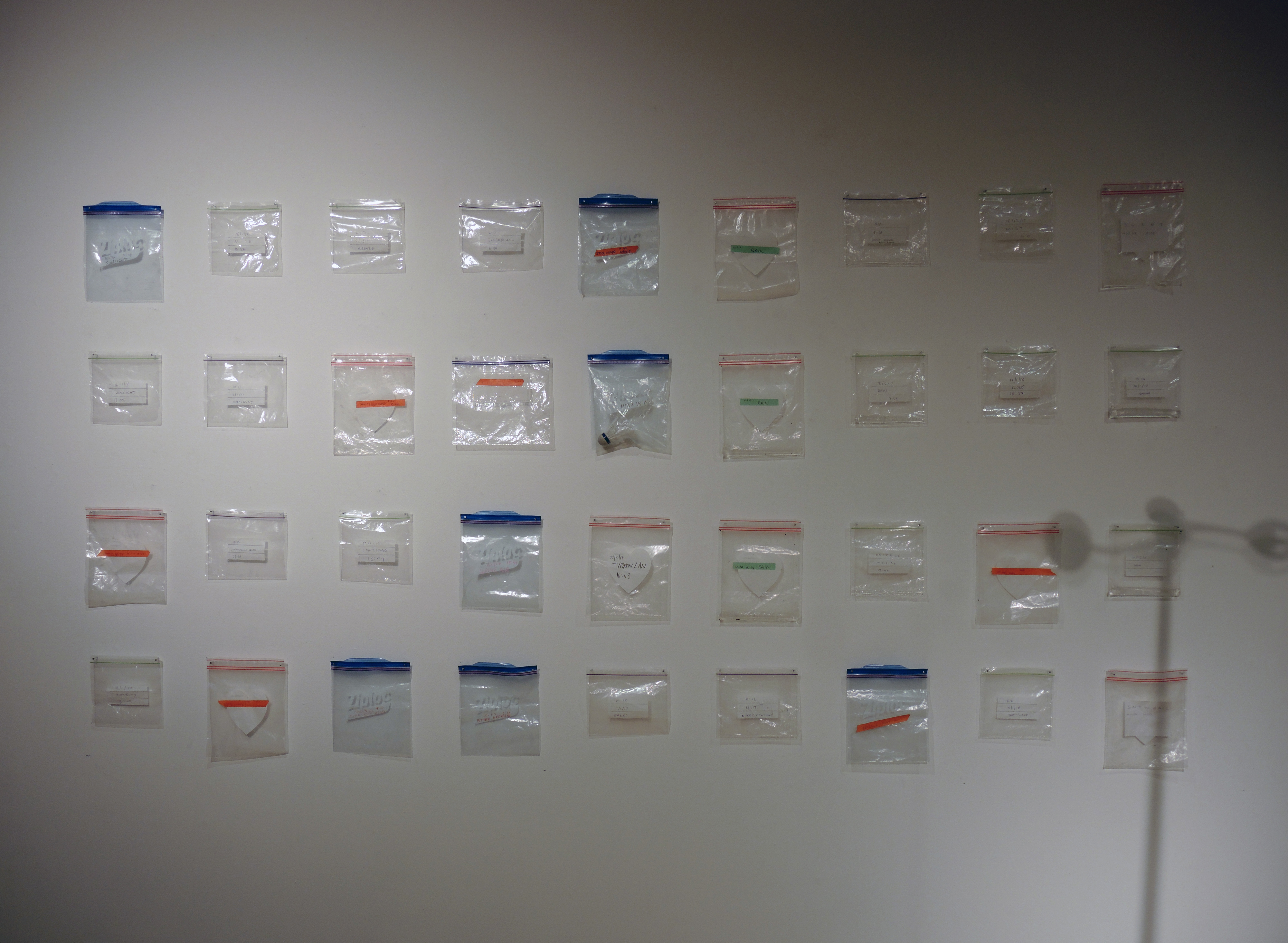 Ziplock bag designs from various konbinis replace specimen bags of the lab or criminologist