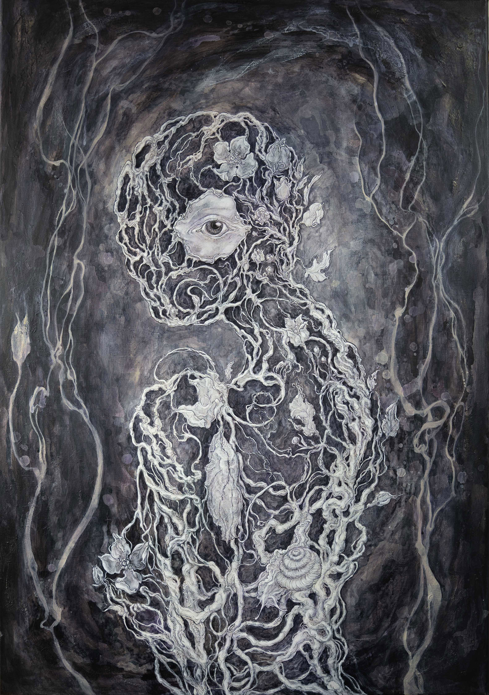 "The Garden of Love" 70 x 100 cm, acrylic on canvas, 2019