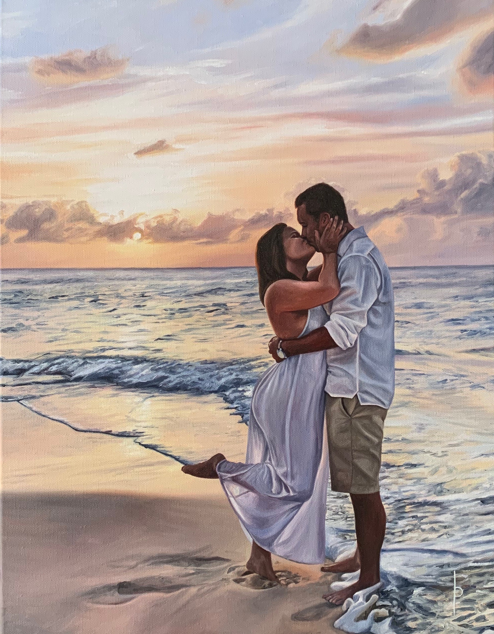 Rebeca & PJ 2019 Oil on Canvas 18"x14"