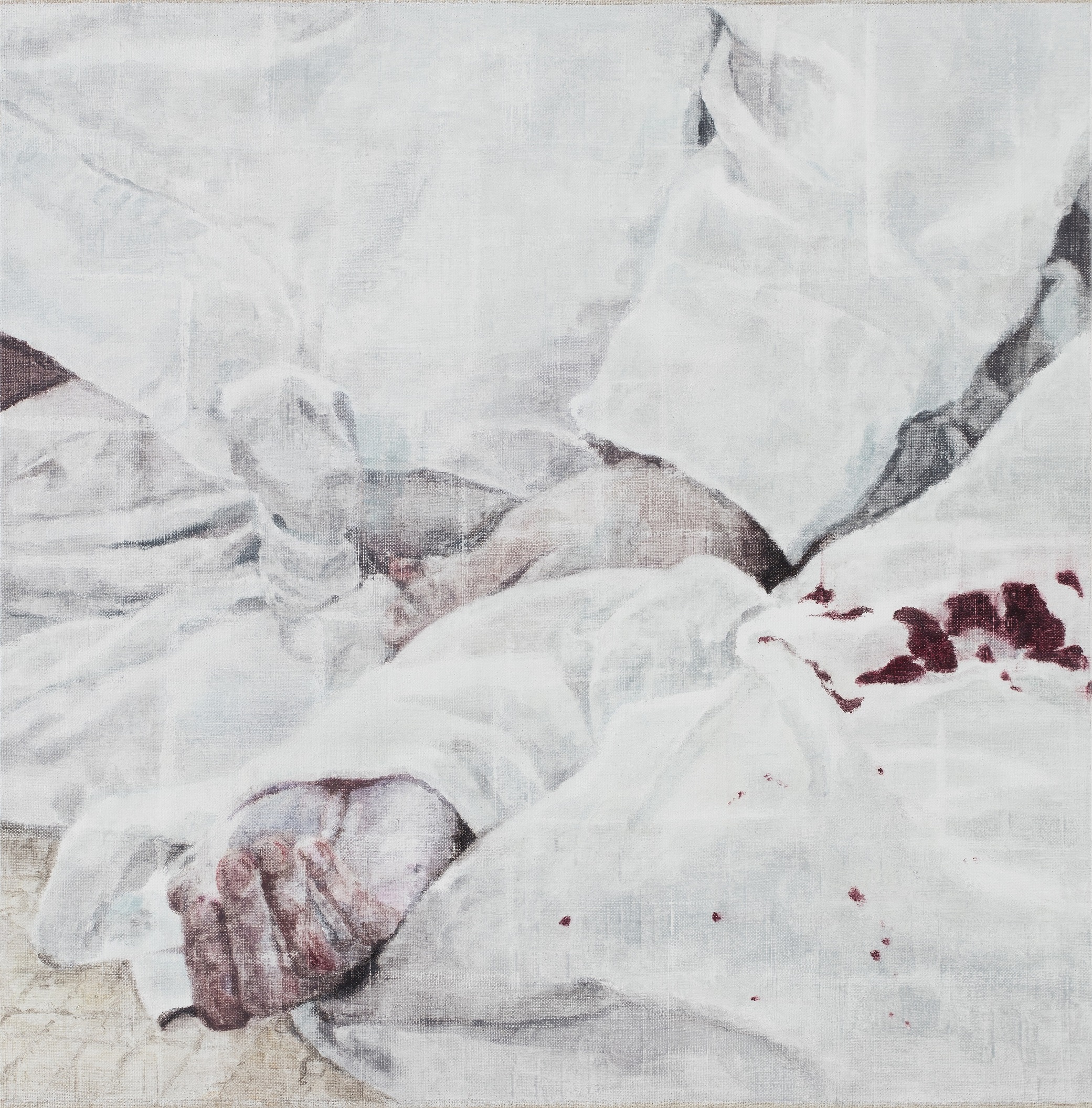 징치 懲治/2016/리넨에 유채/59x58cm