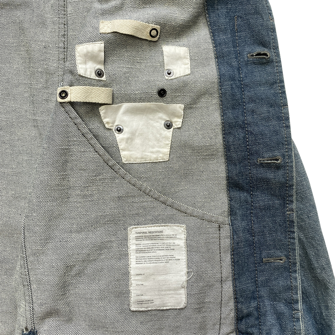 Hussein Chalayan, S/S 2004 'Temporal Meditations' Denim Jacket