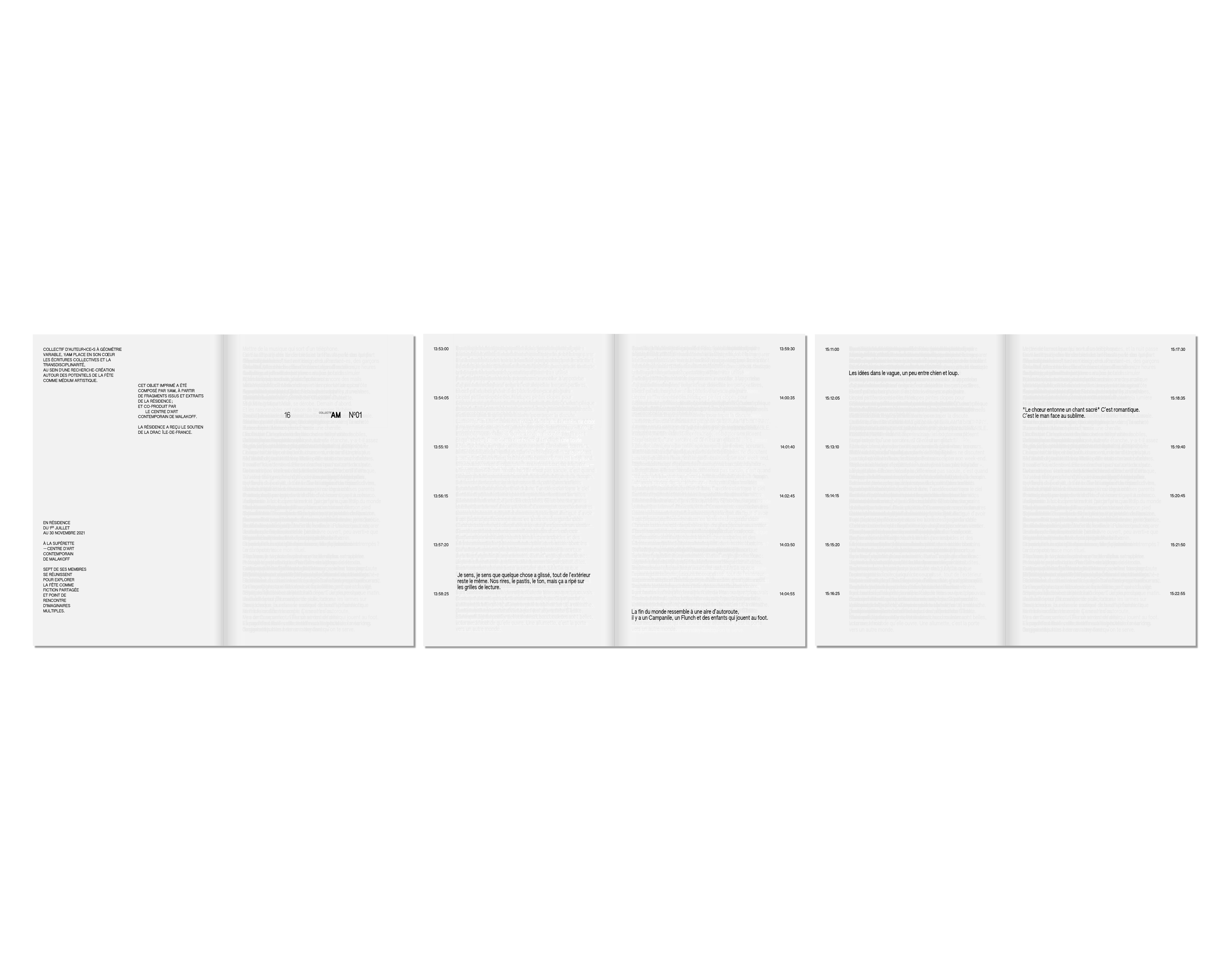 VISUAL IDENTITY & LAYOUT, 16 AM COLLECTIF., 2022