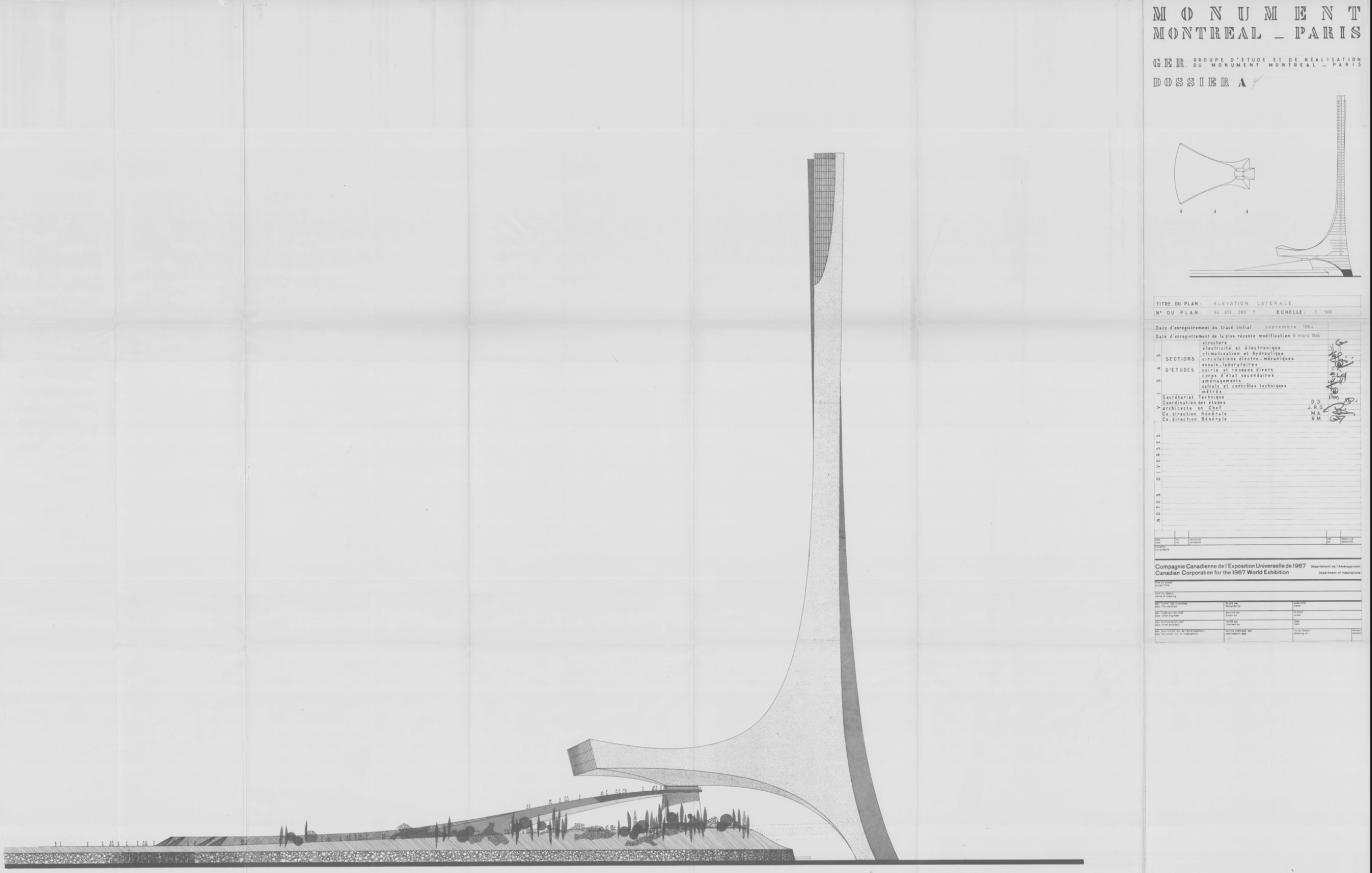 Montréal-Paris Tower, 1963.