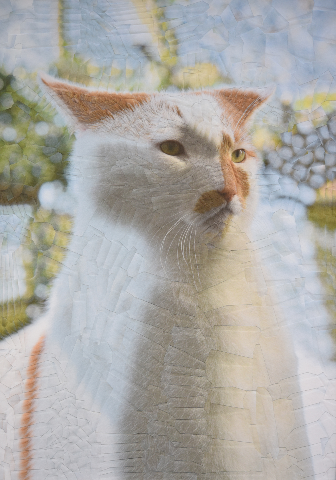 Charlie XI ears over whiskers, 2018,  11.6 x 8.2 inches