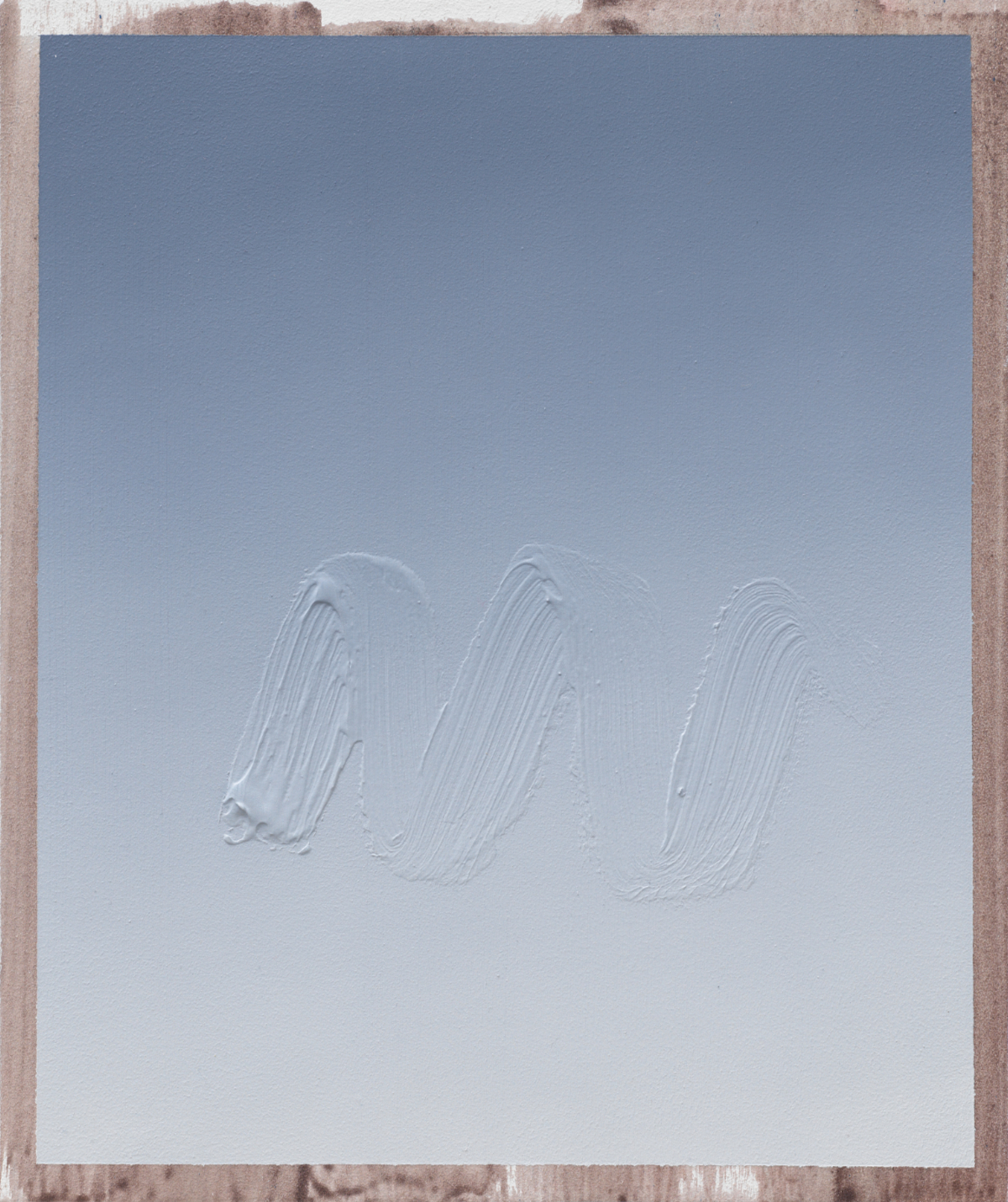 untitled, oil and acrylic on aluminium, 30 x 25 cm, 2019