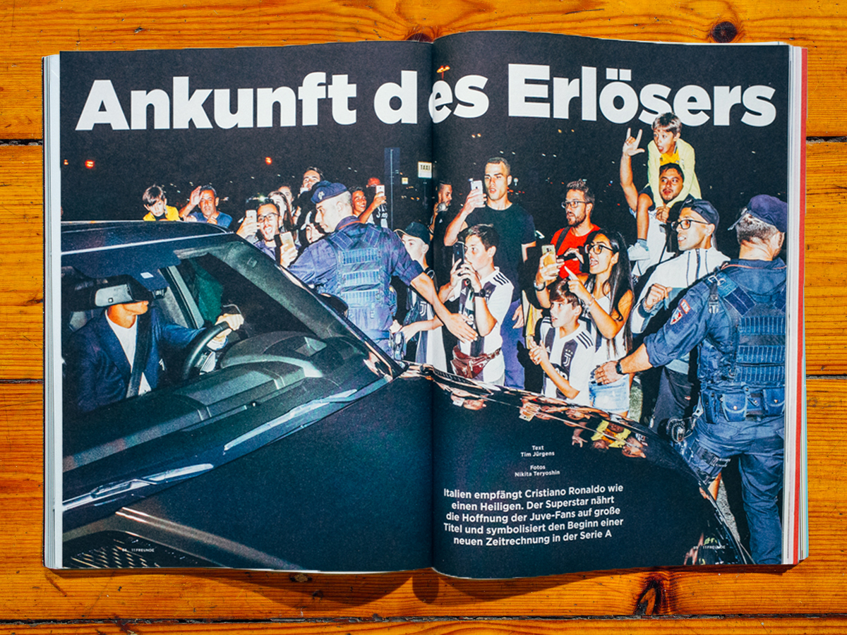 11 Freunde / Ronaldomania in Turin / September 2018