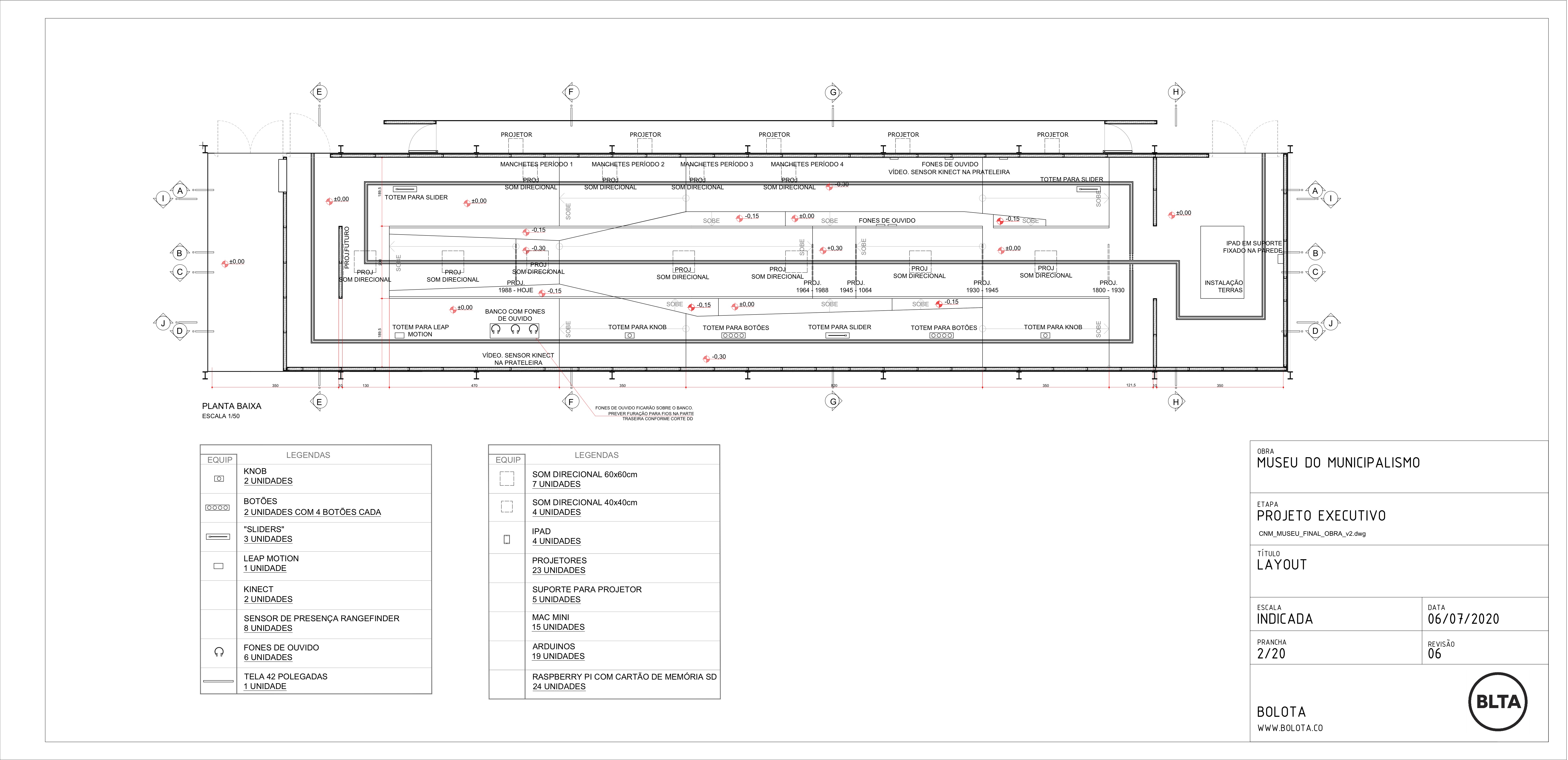 Permanent exhibition floorplan | layout