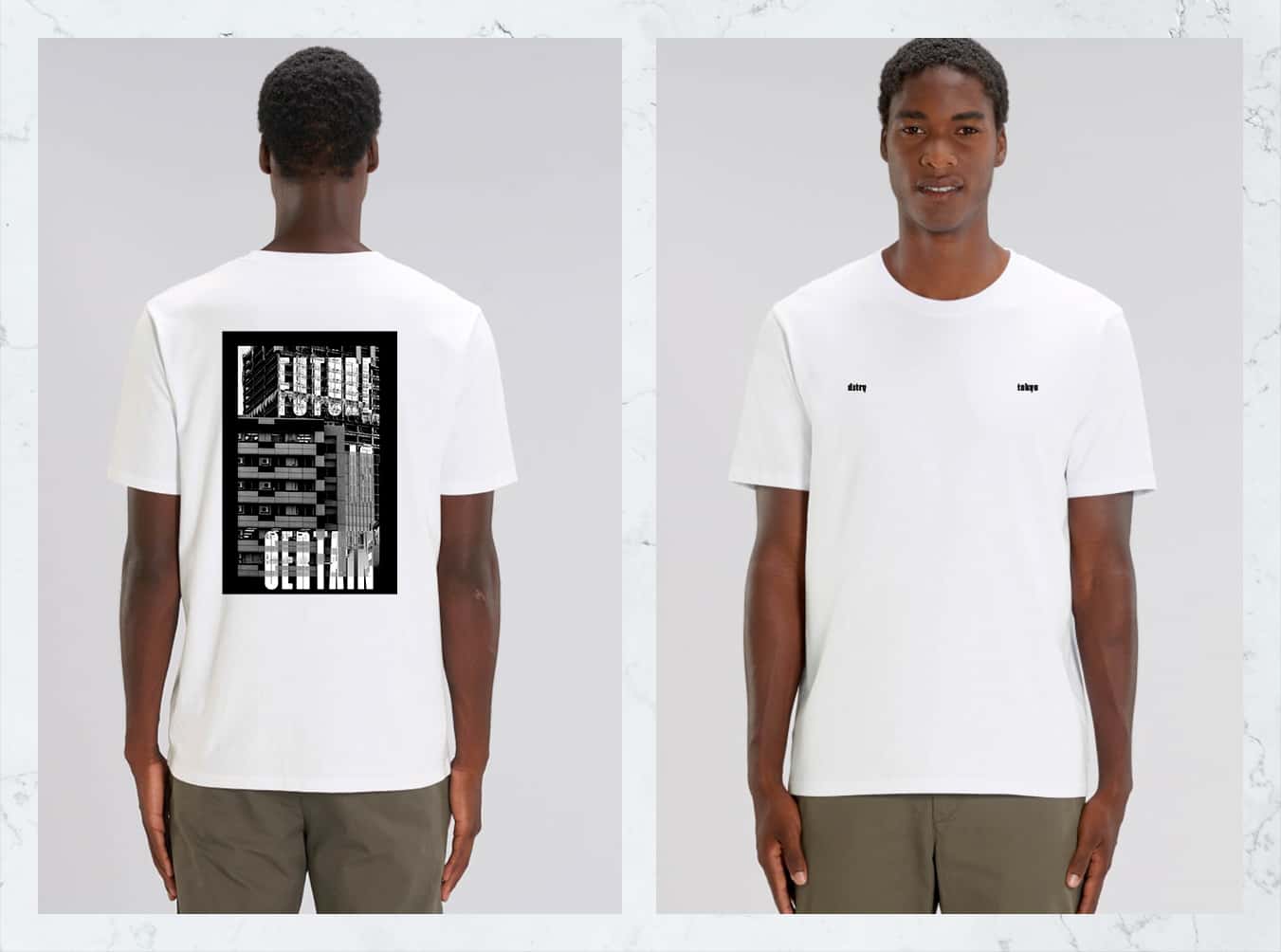 dstry tokyo white t-shirt FC-2101