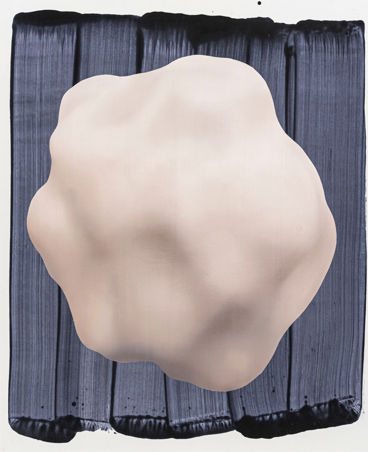 untitled, oil on aluminium, 110 x 90 cm, 2019