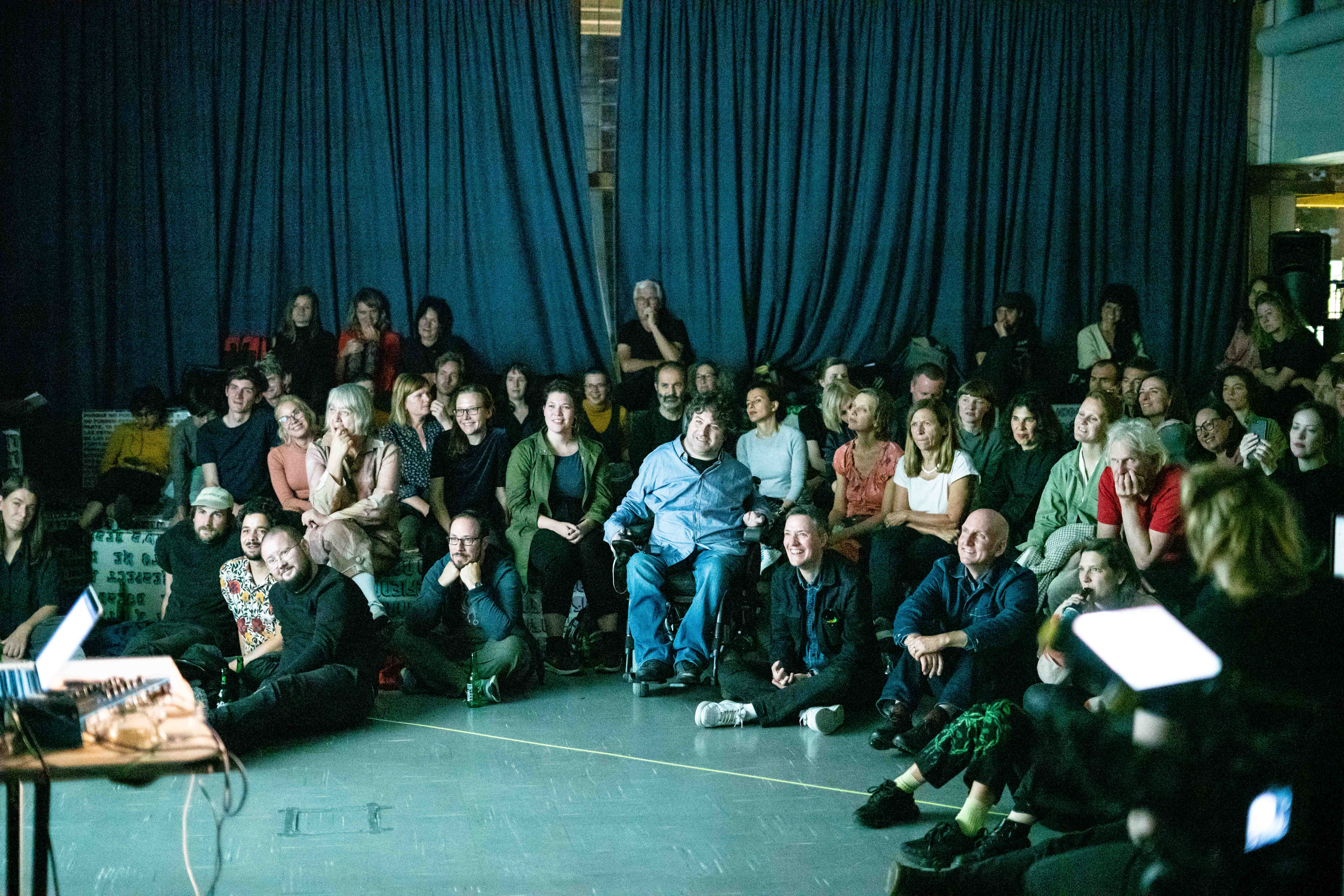 Crowd at Parliament of Bodies during Bergen Assembly 2019 Opening Days. Photo by Thor Brødreskift.