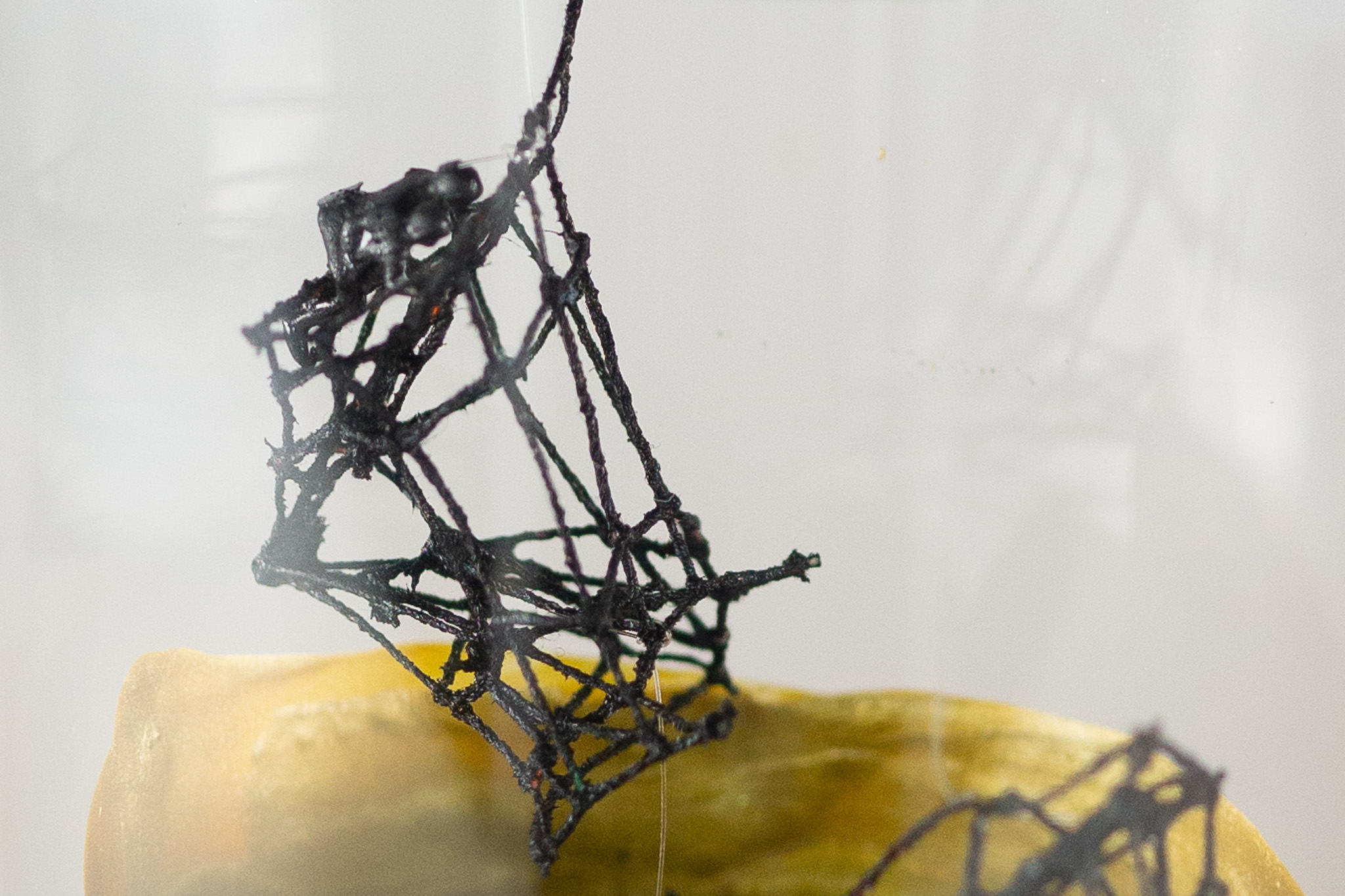 Big Ideas (Stay Gold) • Embroidery floss, paint, glass jar • 3 1/3 x 3 1/3 x 6 3/8 in • 2022