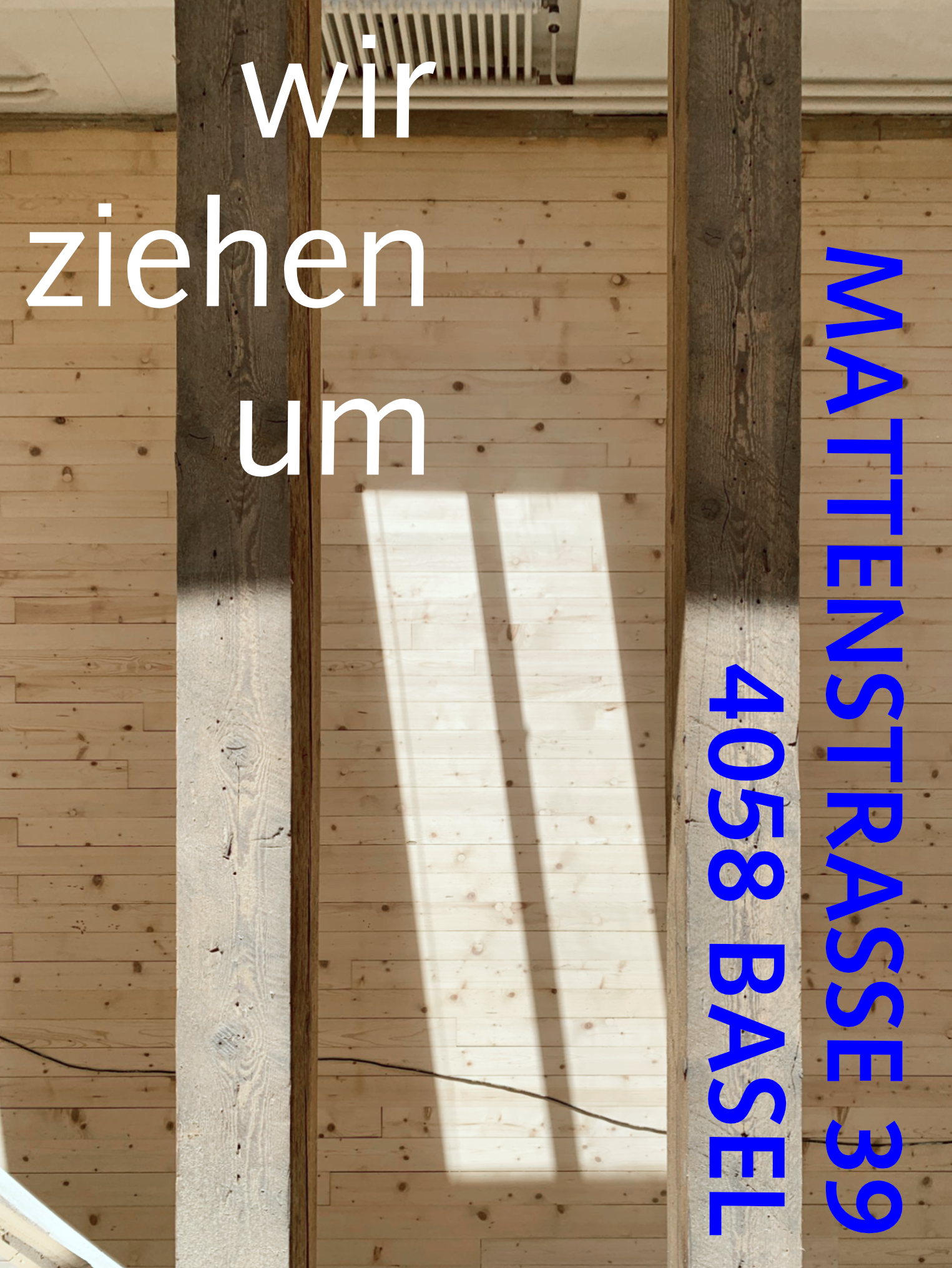 Seit 9. Dezember 2022findet Ihr uns in derMattenstrasse 39 in Basel