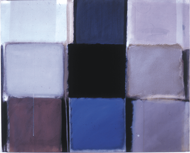 Untitled Blue — 90 x 115 cm Acrylic on Linen