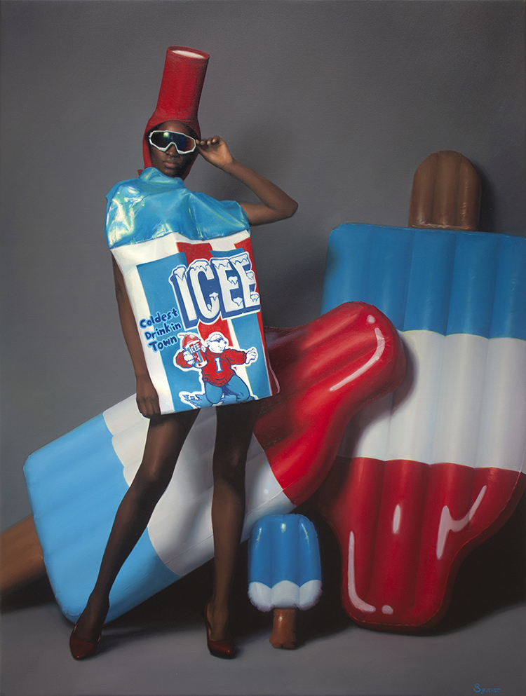 'ICEE'. Oil on canvas. 94 x 125cm