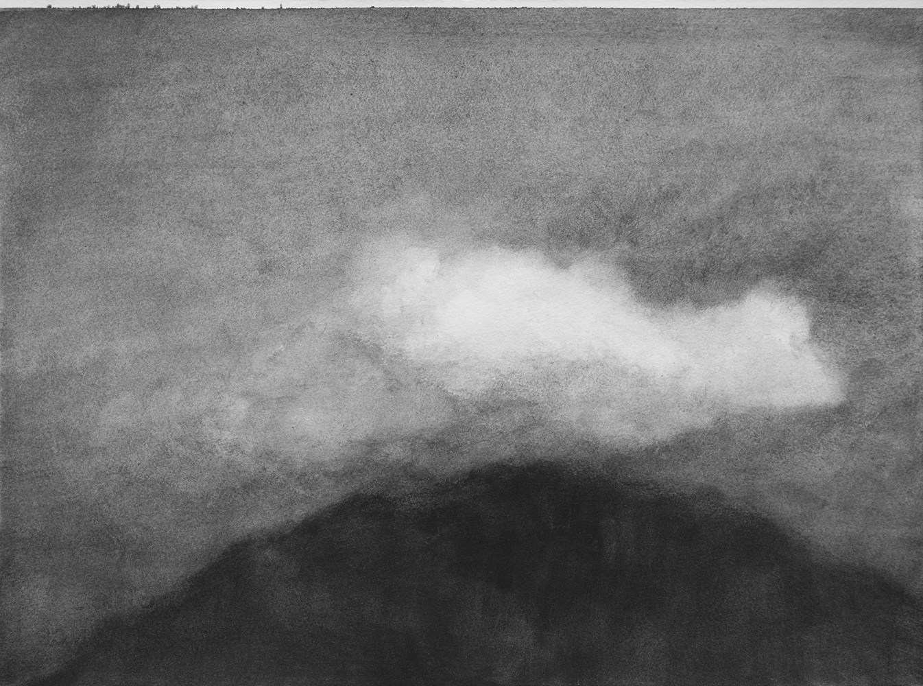 Nuage (II)gouache on paper28 x 38 cm, 2018