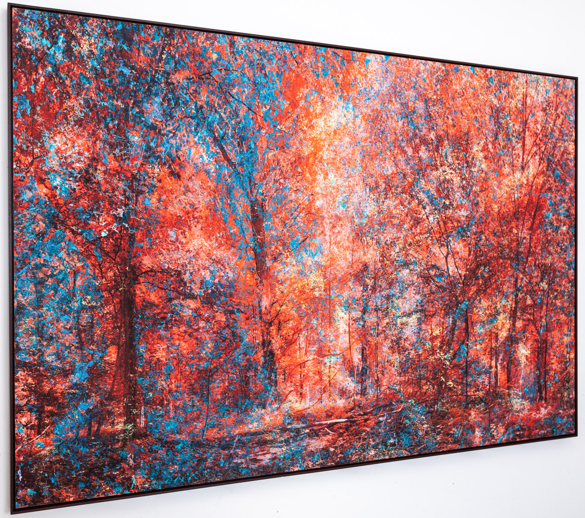 "Les Paradis", rouge - 150x100cm - 2022