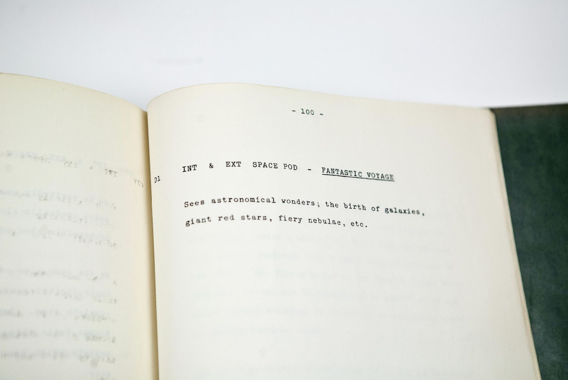 2001: A Space Odyssey script