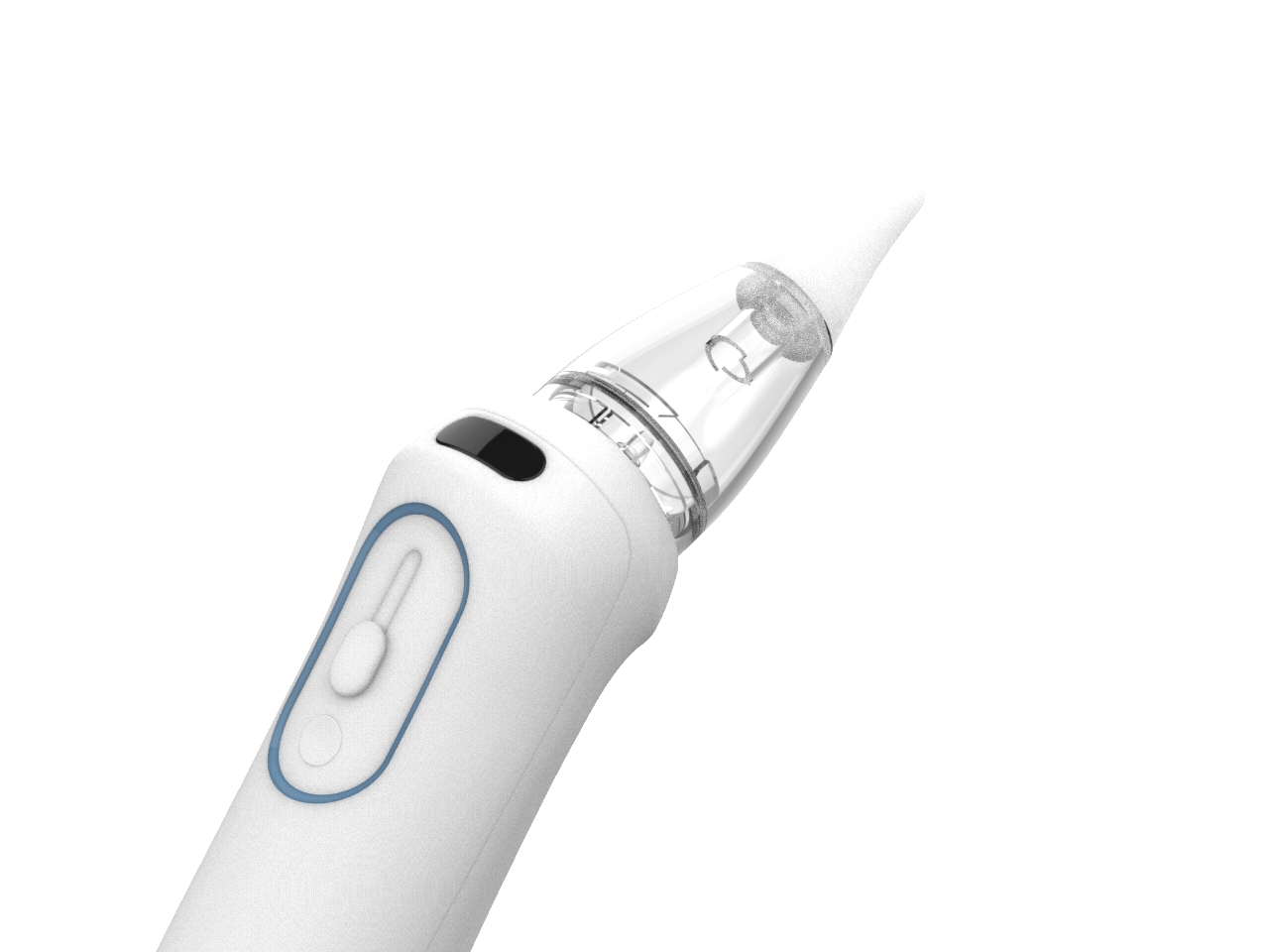 2. Aim and push slide upwards for variable suction