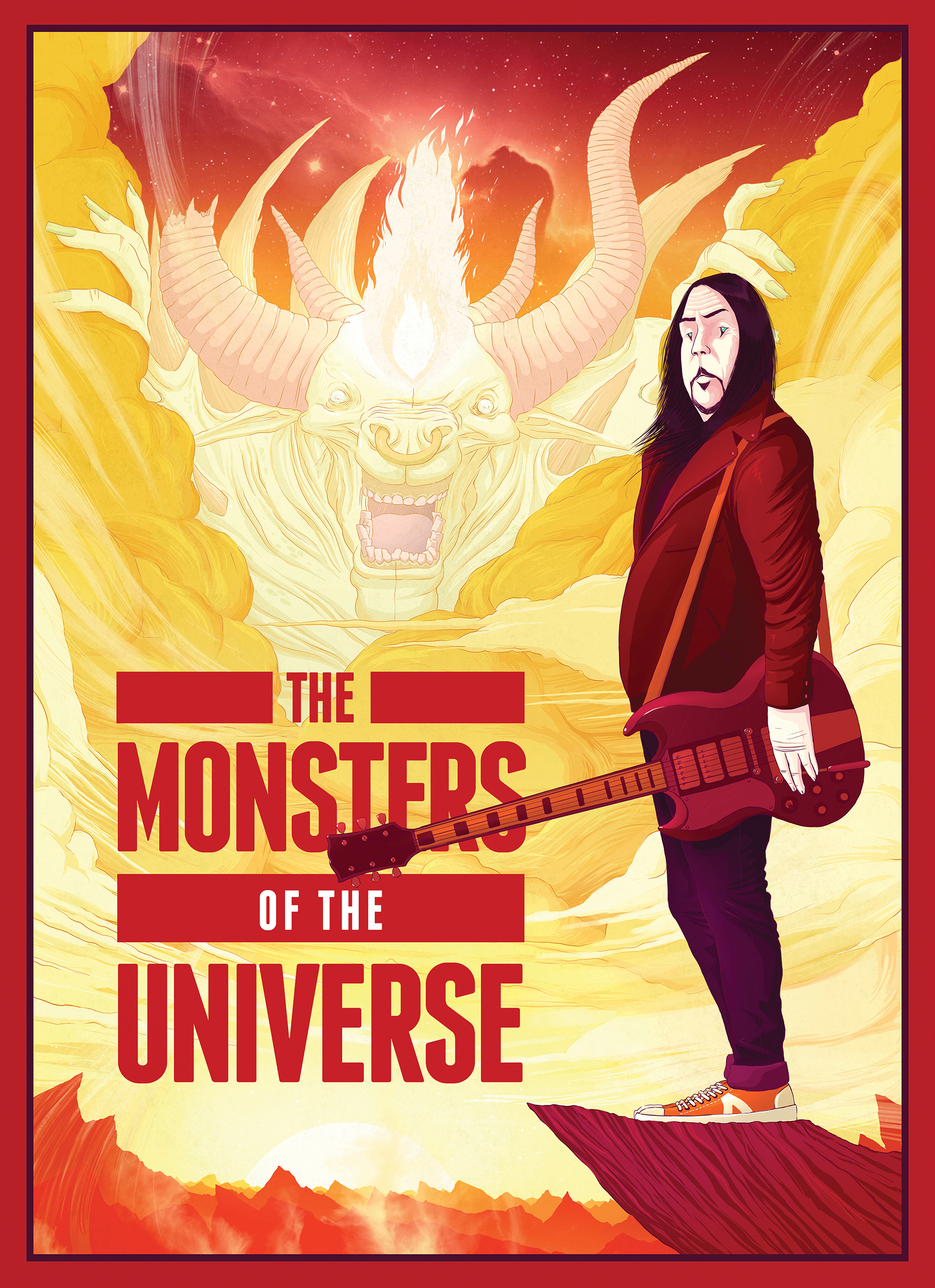 Monster Magnet poster - part of a series I made for some of my favourite bands.