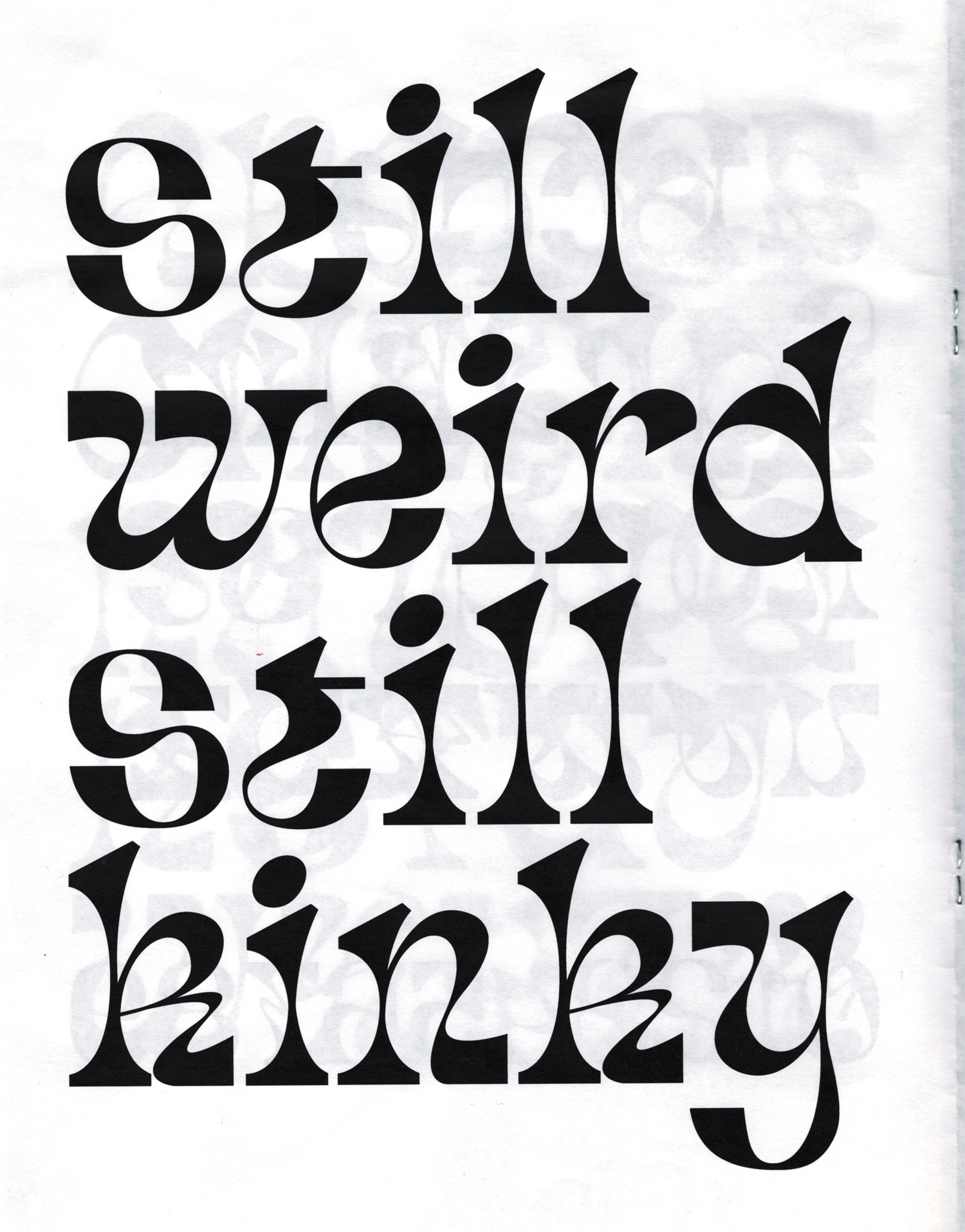 'Agoness' display type font.