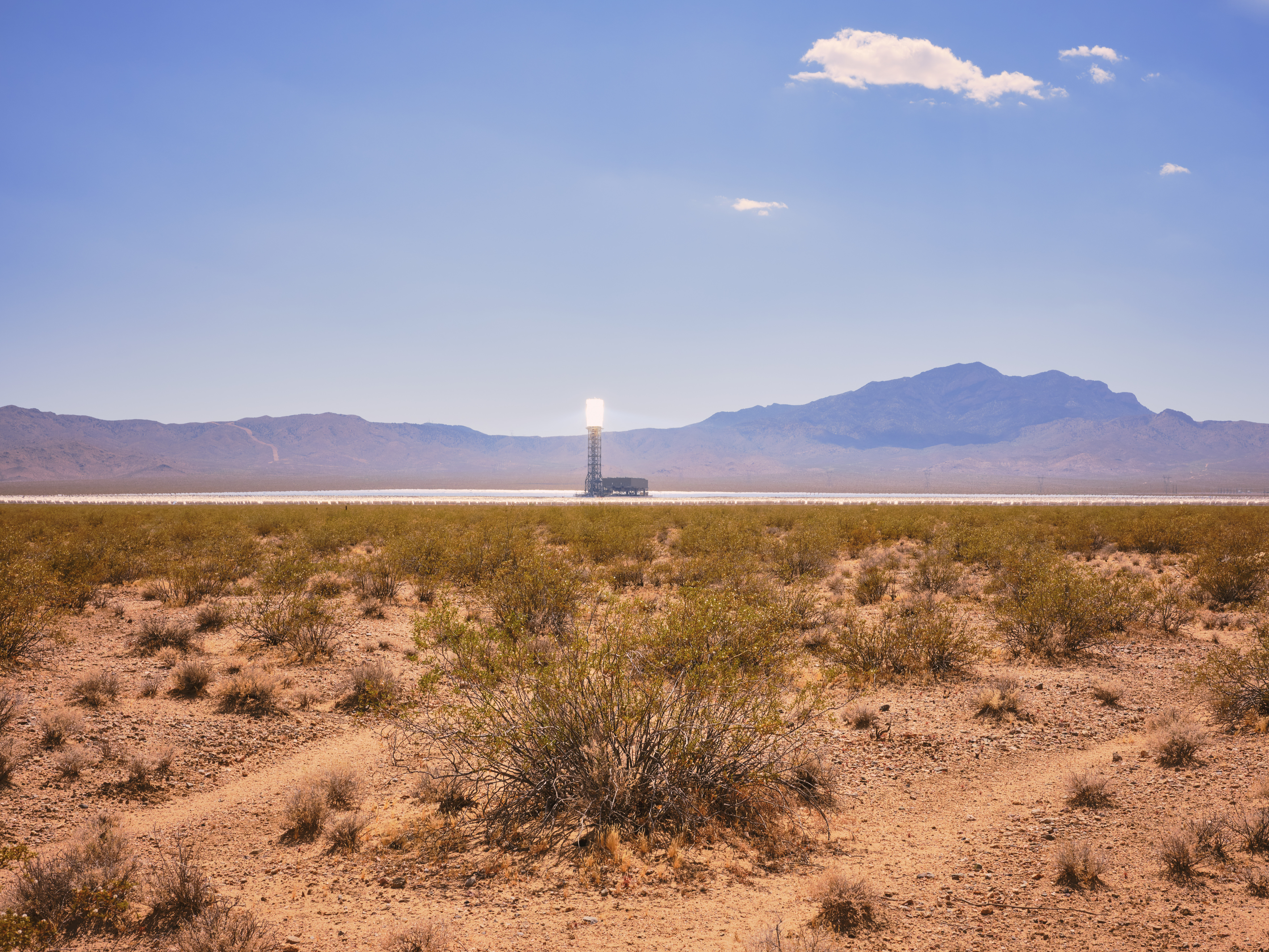 Ivanpah Solar farm, Nevada, 2020.