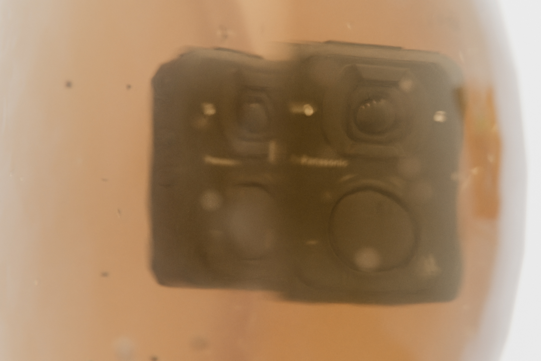 To only invoke random variables when the chains of causation are too great to bear (detail), 2021, body cam, ballistic gel, 18 x 9 x 9 in. (45 x 23 x 23 cm)