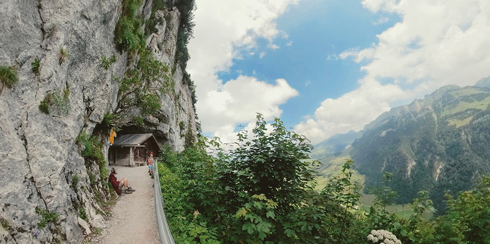 Chalet nelle cave di Wildkirchlen, Canton Appenzello  (Luglio 2019) 
