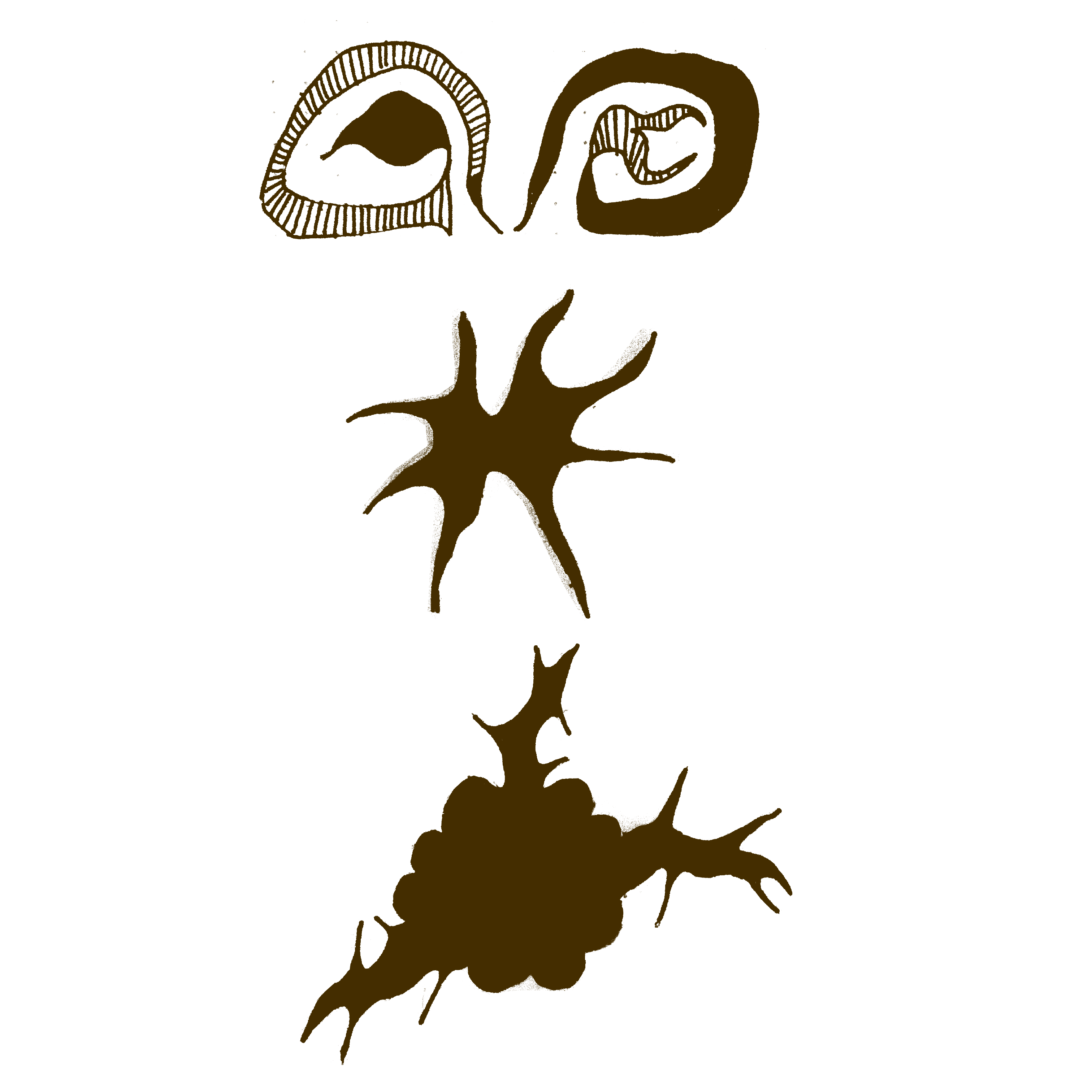 symbols i, ii, iii, iv (past, future, present, femininity) - coco