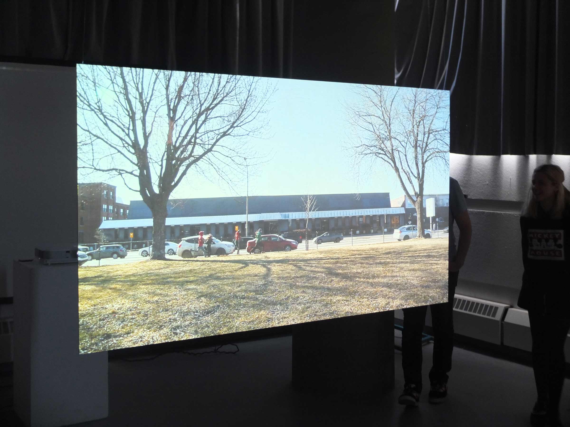 vue de l’installation en 2016, UQAM, Montréal