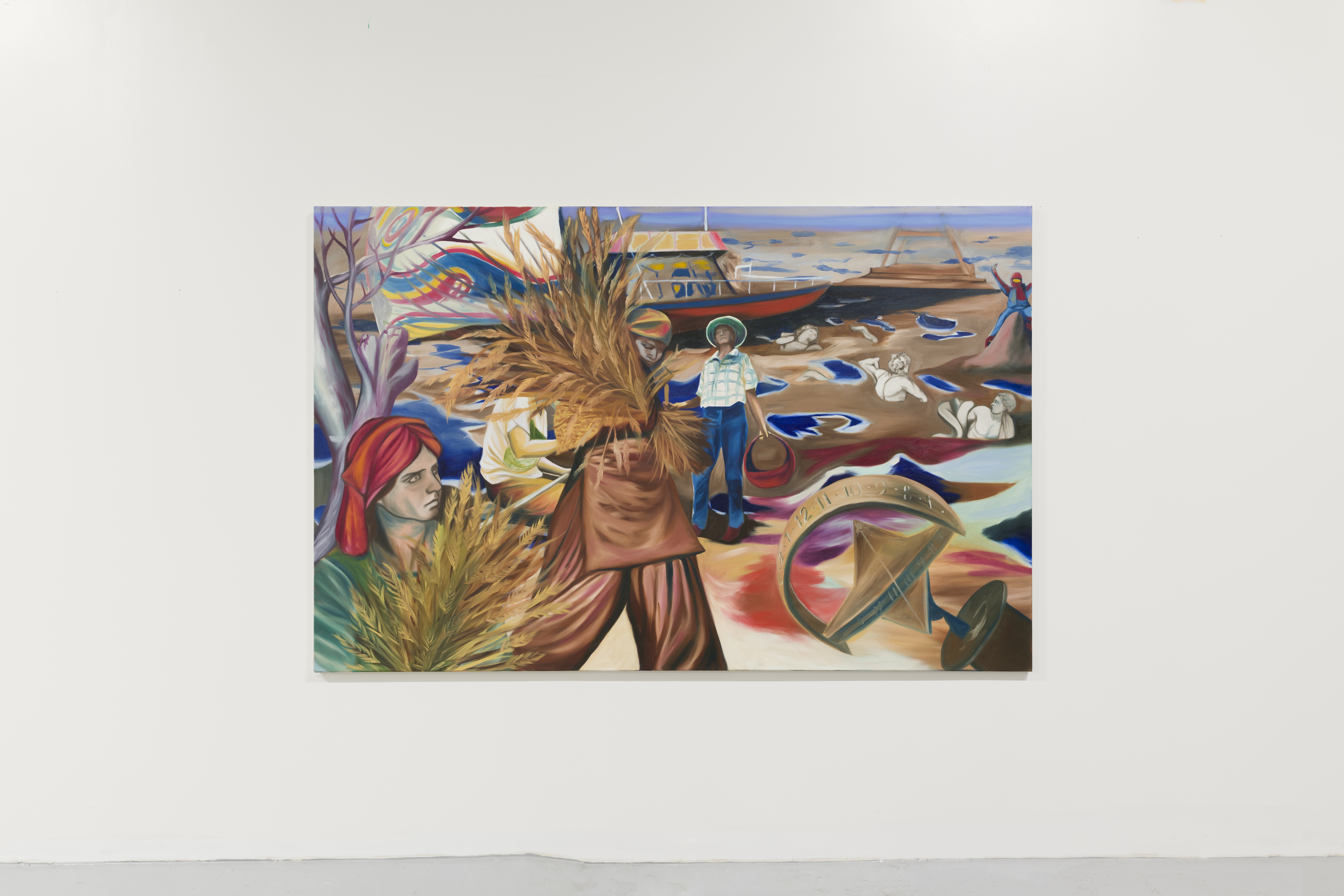 'The Trouble with Wilderness', 2021. Oil on canvas, 200x130cm