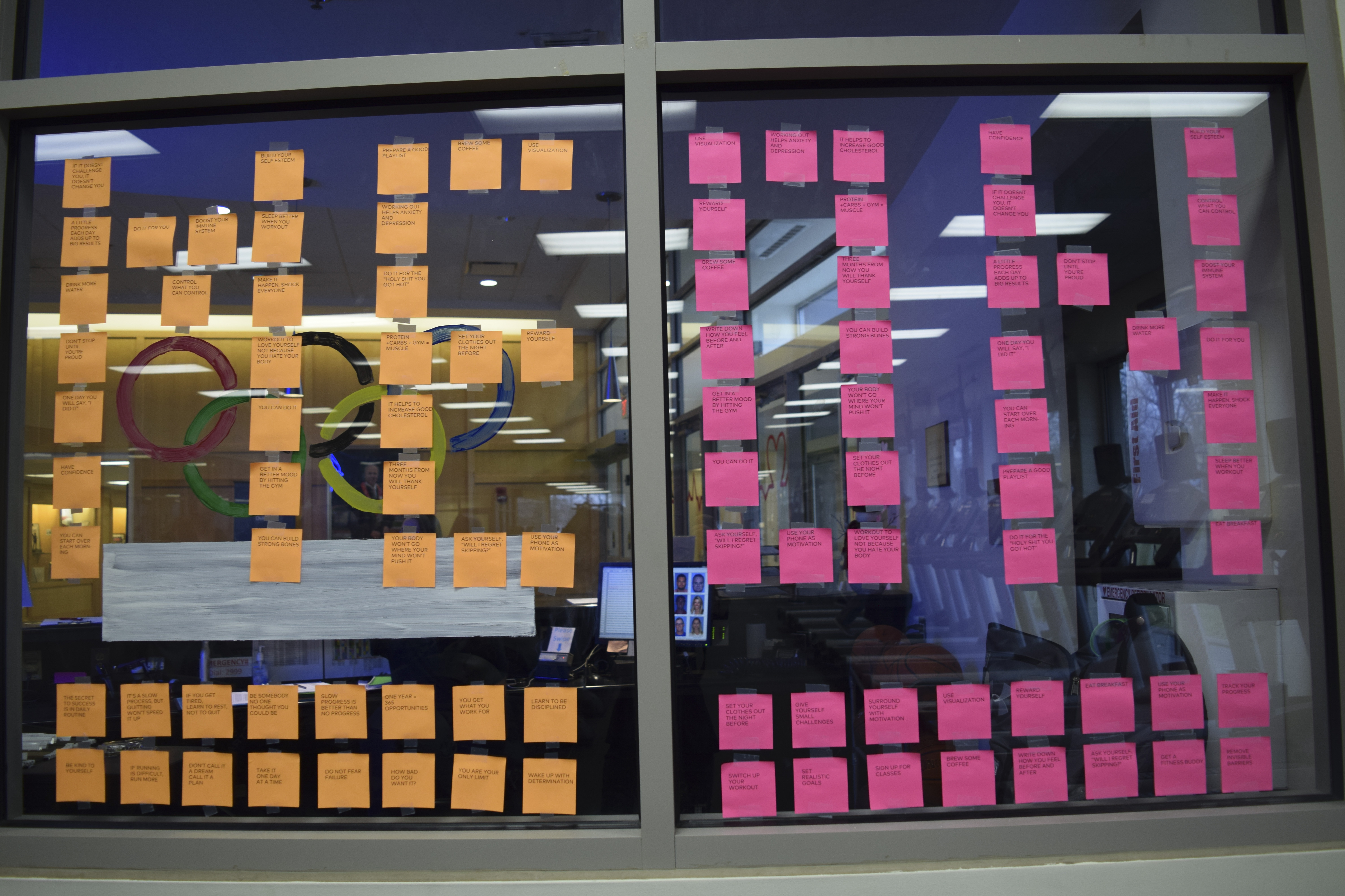 Emily Williams, Game On, Motivational Graphics at the Gym