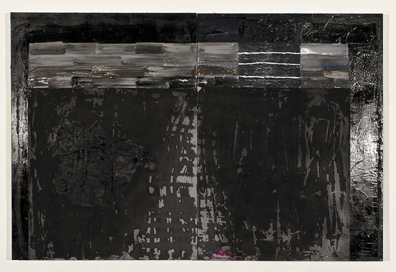 Un Poquito de Rosita6’ x 4’Acrylic and latex paint, oil paint, spray paint, plaster, marble dust, vinyl spackle, liquid gloss paint on panel