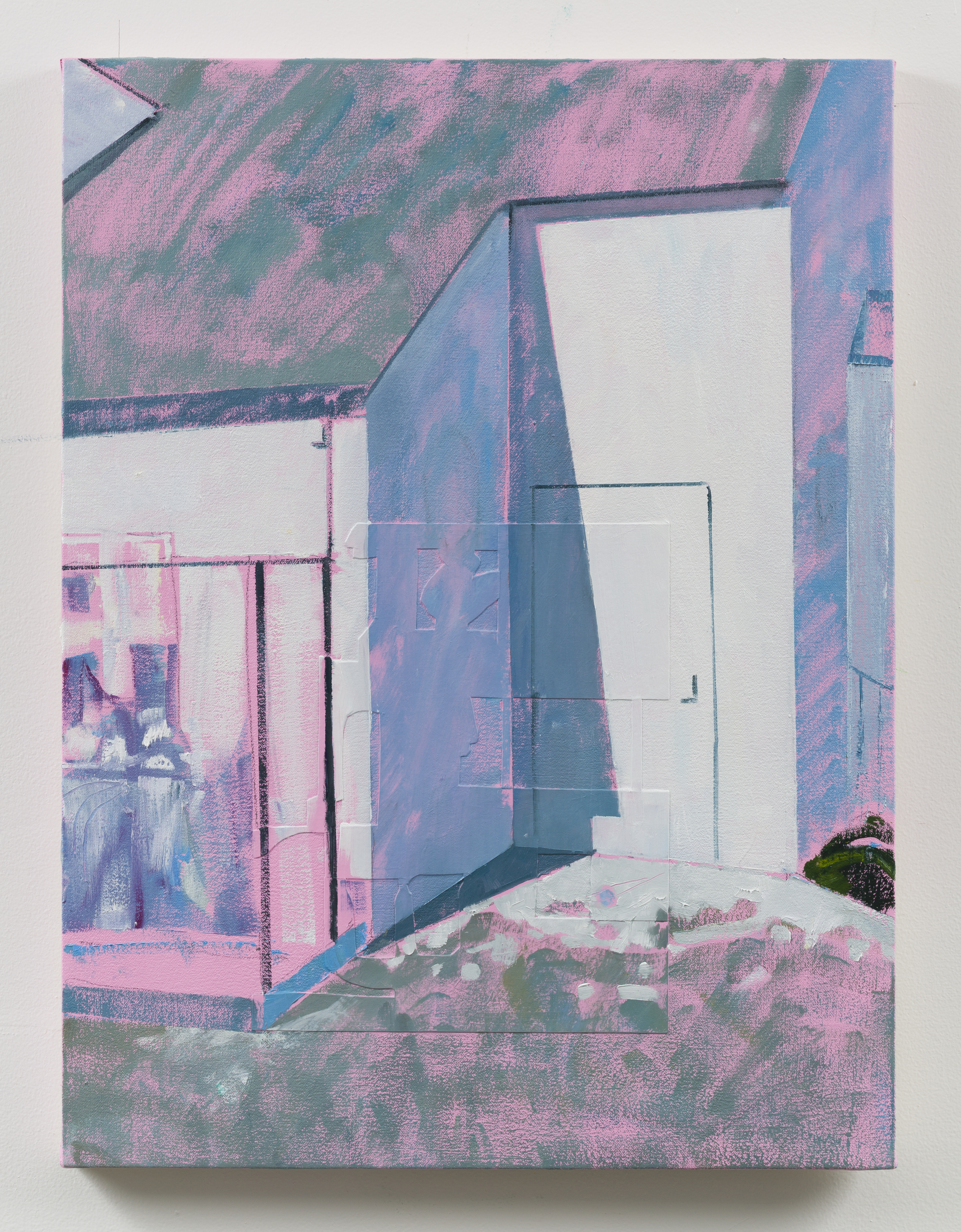 "Corner" oil on canvas, 24 x 18 in., 2022