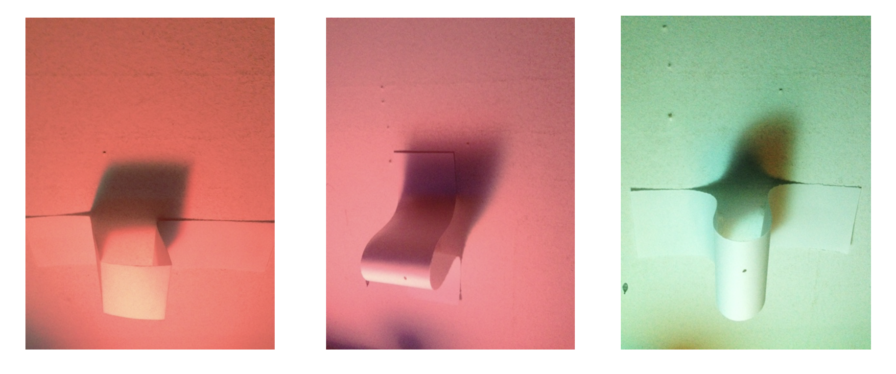 Colour Shadow Experiments, Emerald Wise, 2020.