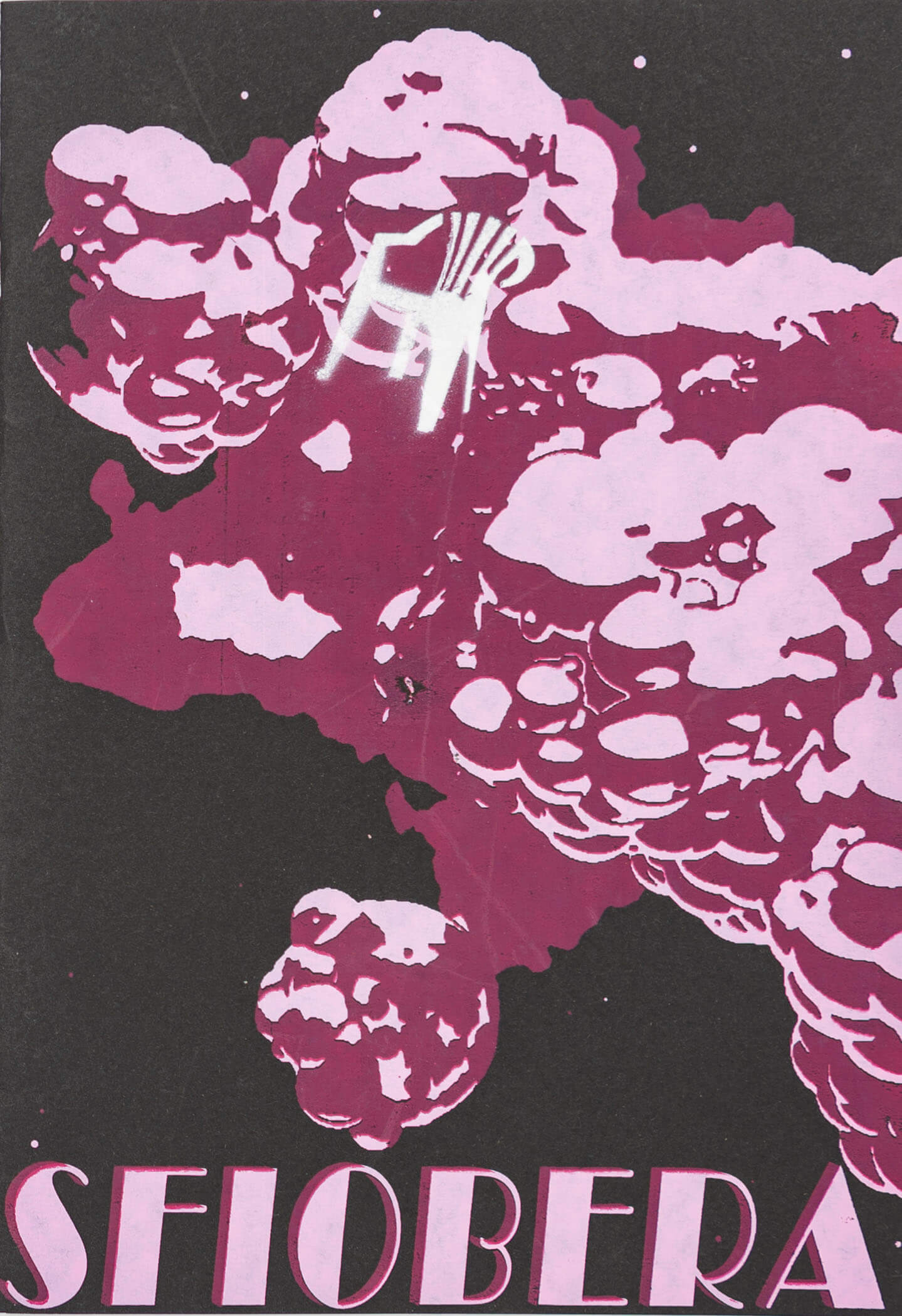 Sfiobera, zine, photocopy and silkscreen on paper, A4, 2023