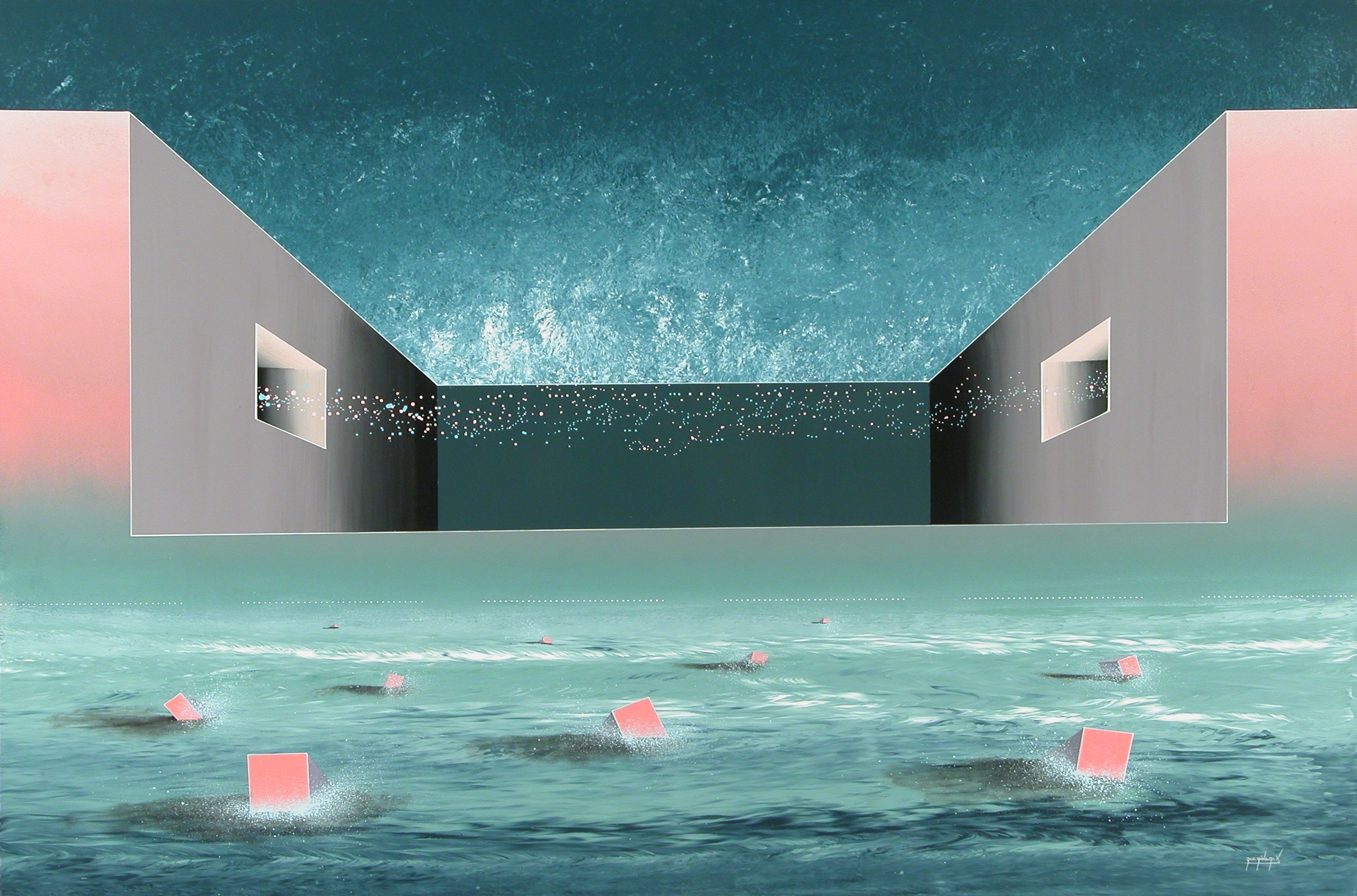 The Last Walls(81 x 122 cm)