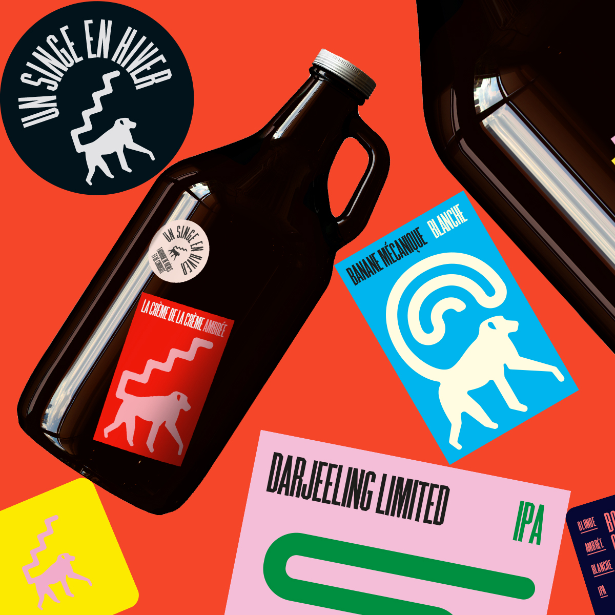 Un Singe En Hiver--Beer brewer Identity