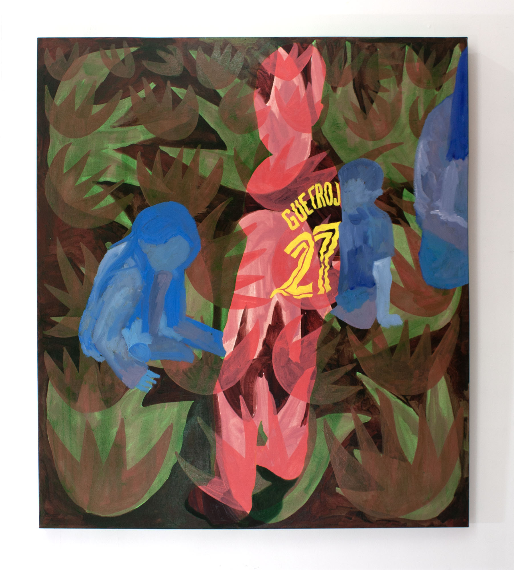 "Secret Garden", 2023, oil on canvas, 48x43.5 in